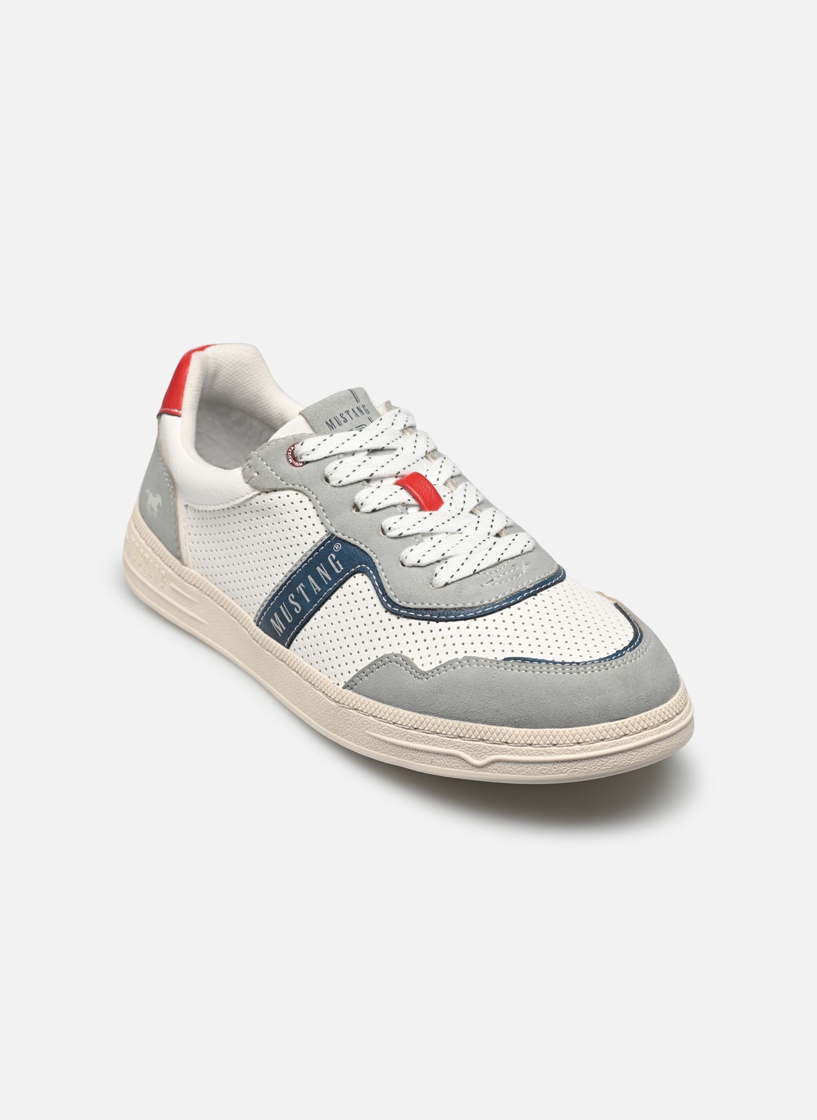 Niedrige Sneaker 4204306 herren grau Mustang shoes Niedrige Sneaker 4204306 herren grau grau/weiss
