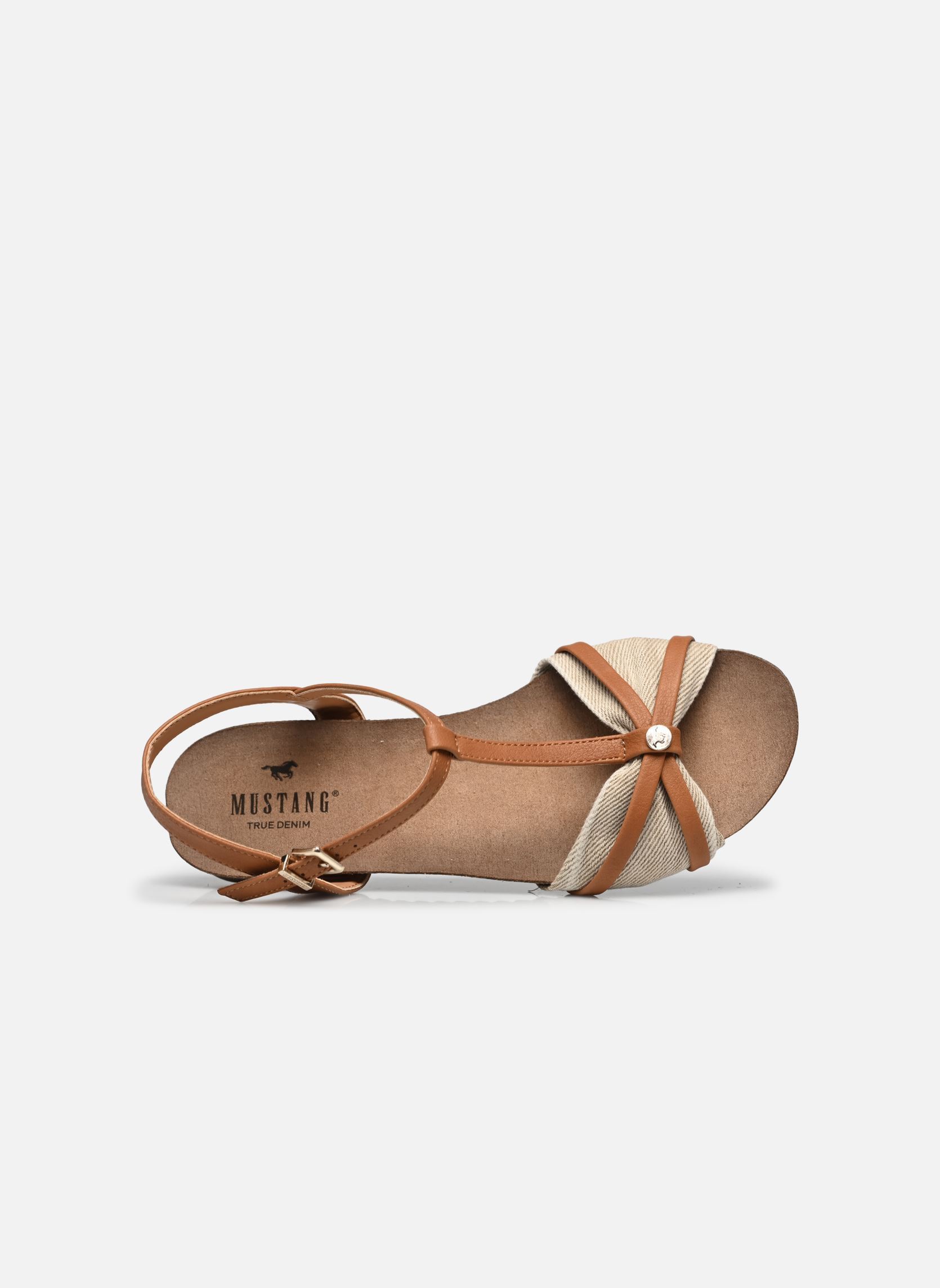 Mustang - Dames sandalen cognac | Schuurman Schoenen