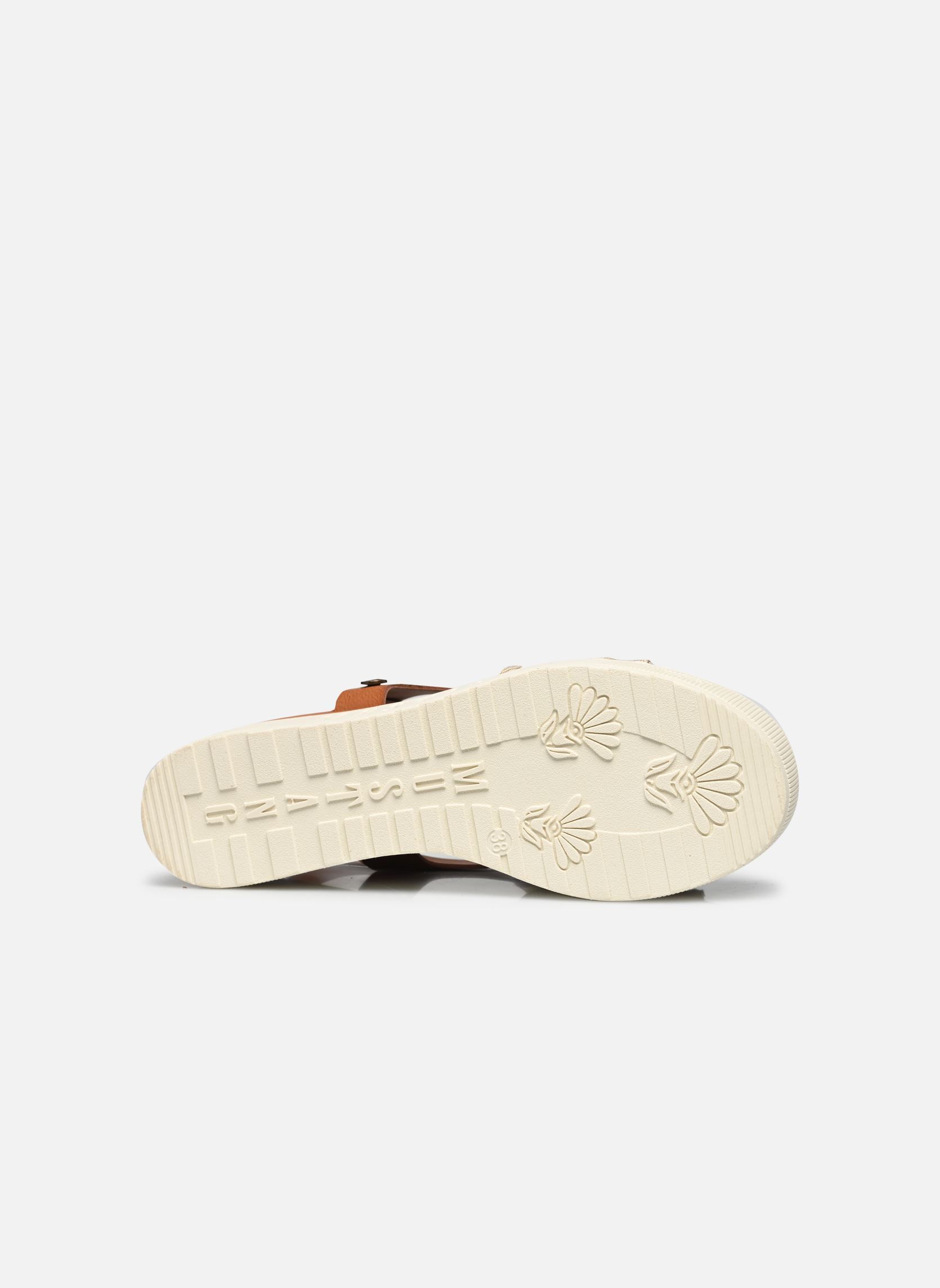 Sandales compensées et plateformes 1459804 femme beige Mustang shoes Sandales compensées et plateformes 1459804 femme beige JEANSBEIGE