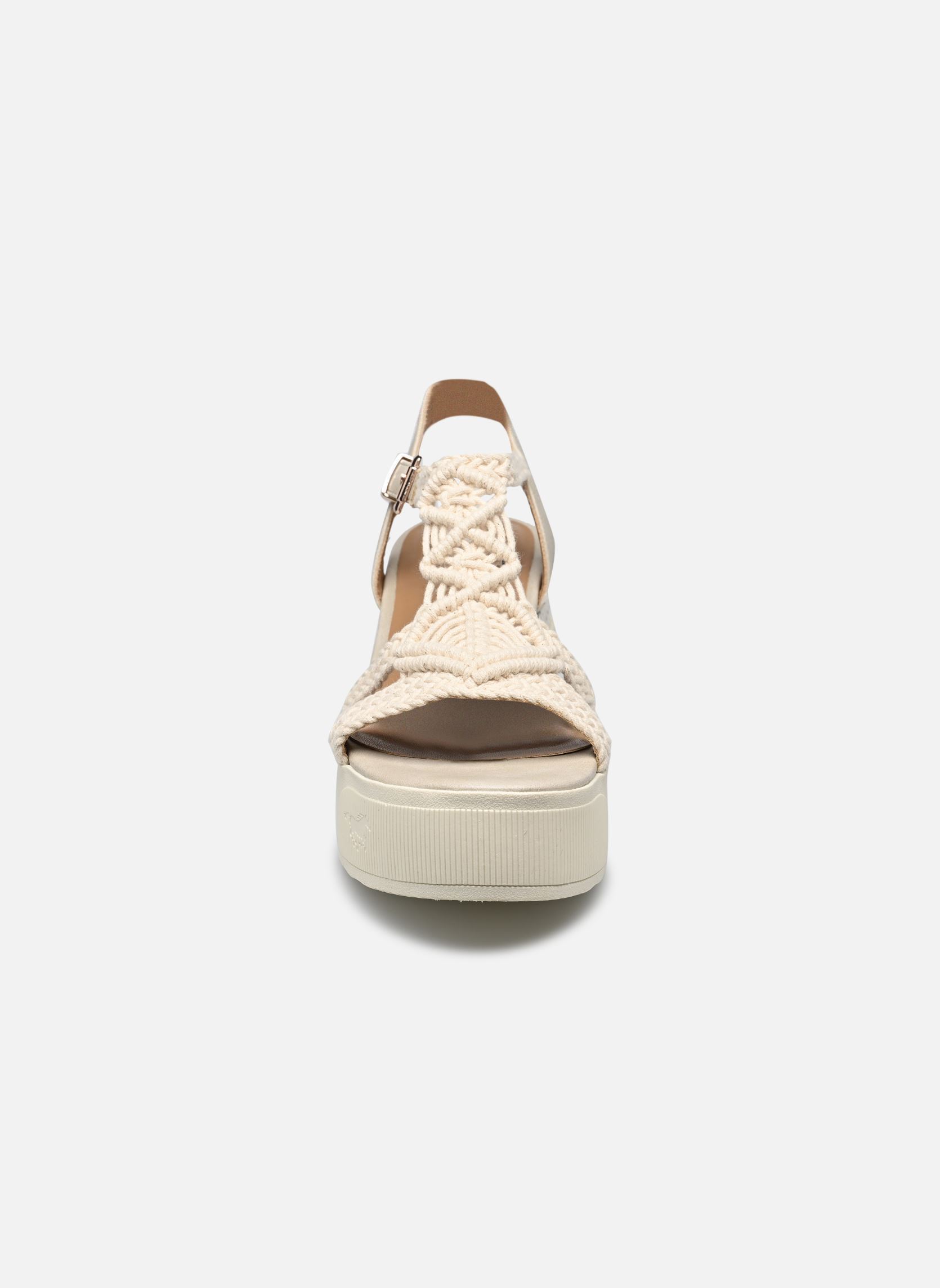 Sandalias y plataformas de cuña 1459805 mujer blanco Mustang shoes Sandalias y plataformas de cuña 1459805 mujer blanco Ivory