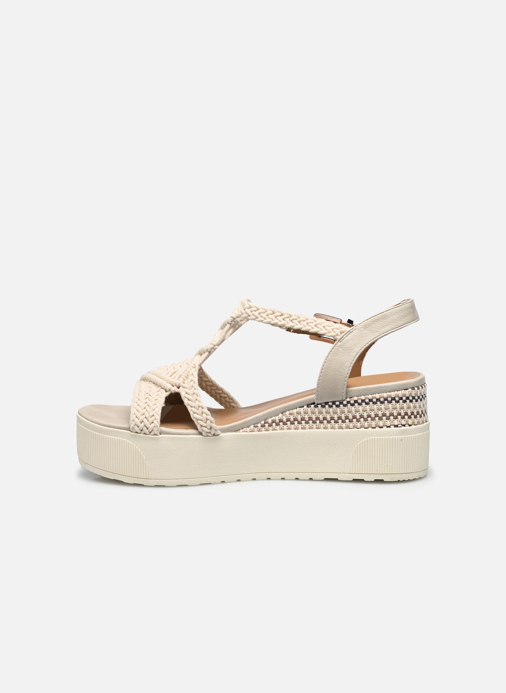 Sandalias y plataformas de cuña 1459805 mujer blanco Mustang shoes Sandalias y plataformas de cuña 1459805 mujer blanco Ivory