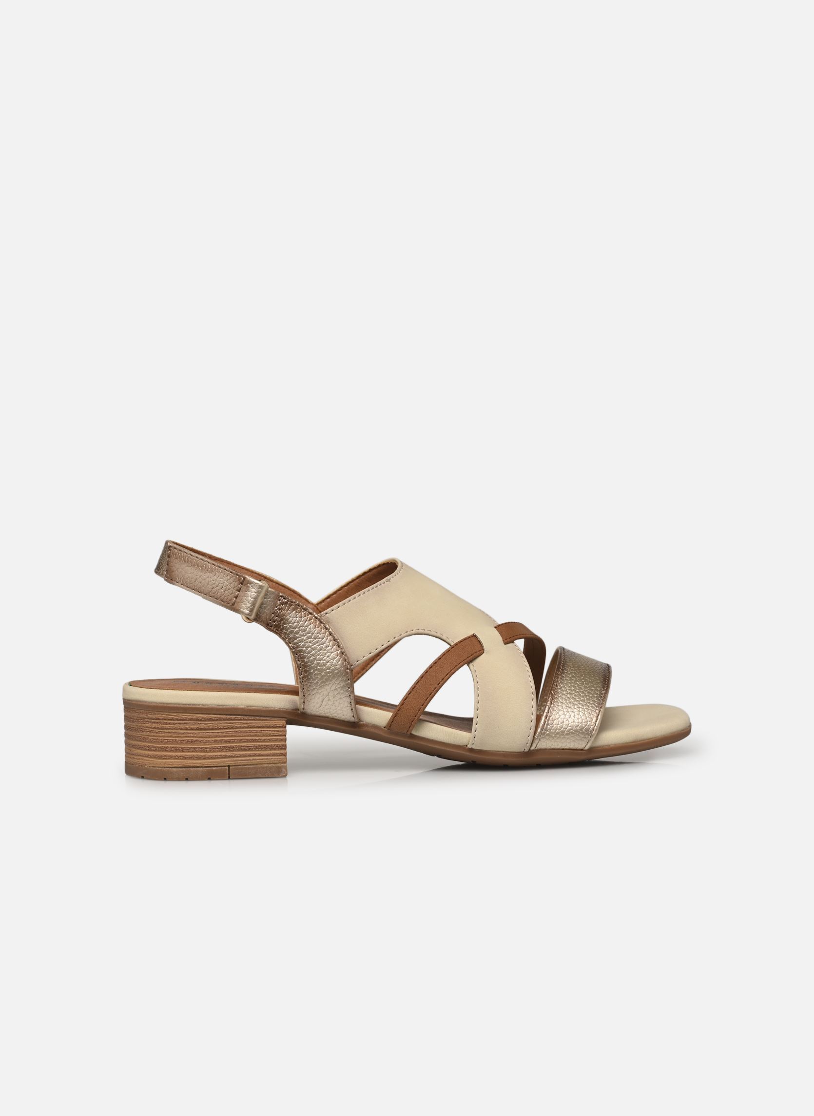 Sandalen 1494802 dames wit Mustang shoes Sandalen 1494802 dames wit Ivory