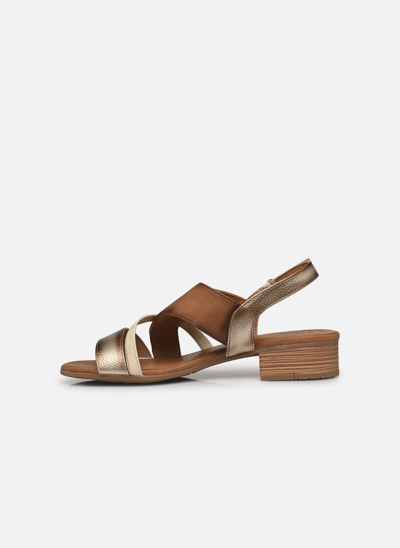 Sandalen 1494802 dames bruin Mustang shoes Sandalen 1494802 dames bruin Cognac