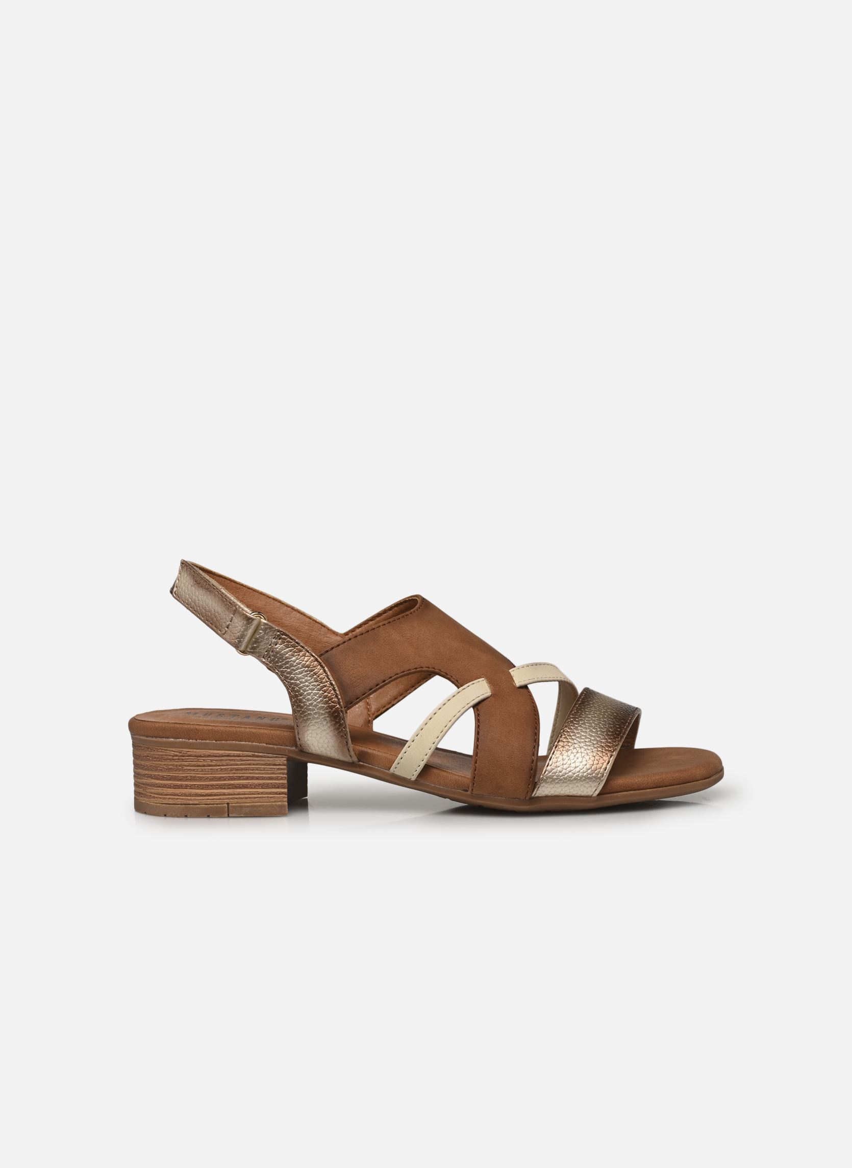 Sandalen 1494802 dames bruin Mustang shoes Sandalen 1494802 dames bruin Cognac