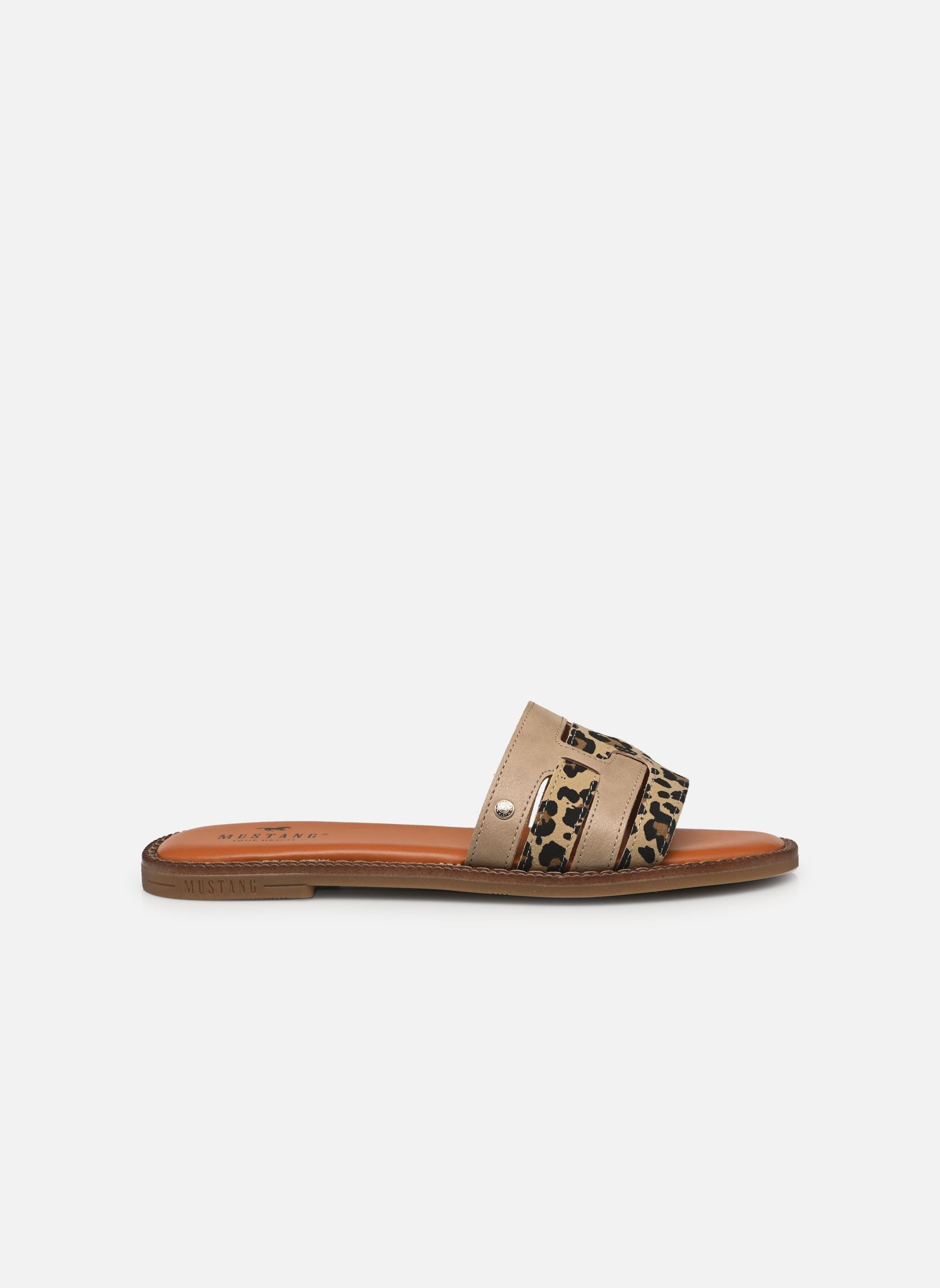Pantoletten 1519701 damen beige Mustang shoes Pantoletten 1519701 damen beige Beige/Multi