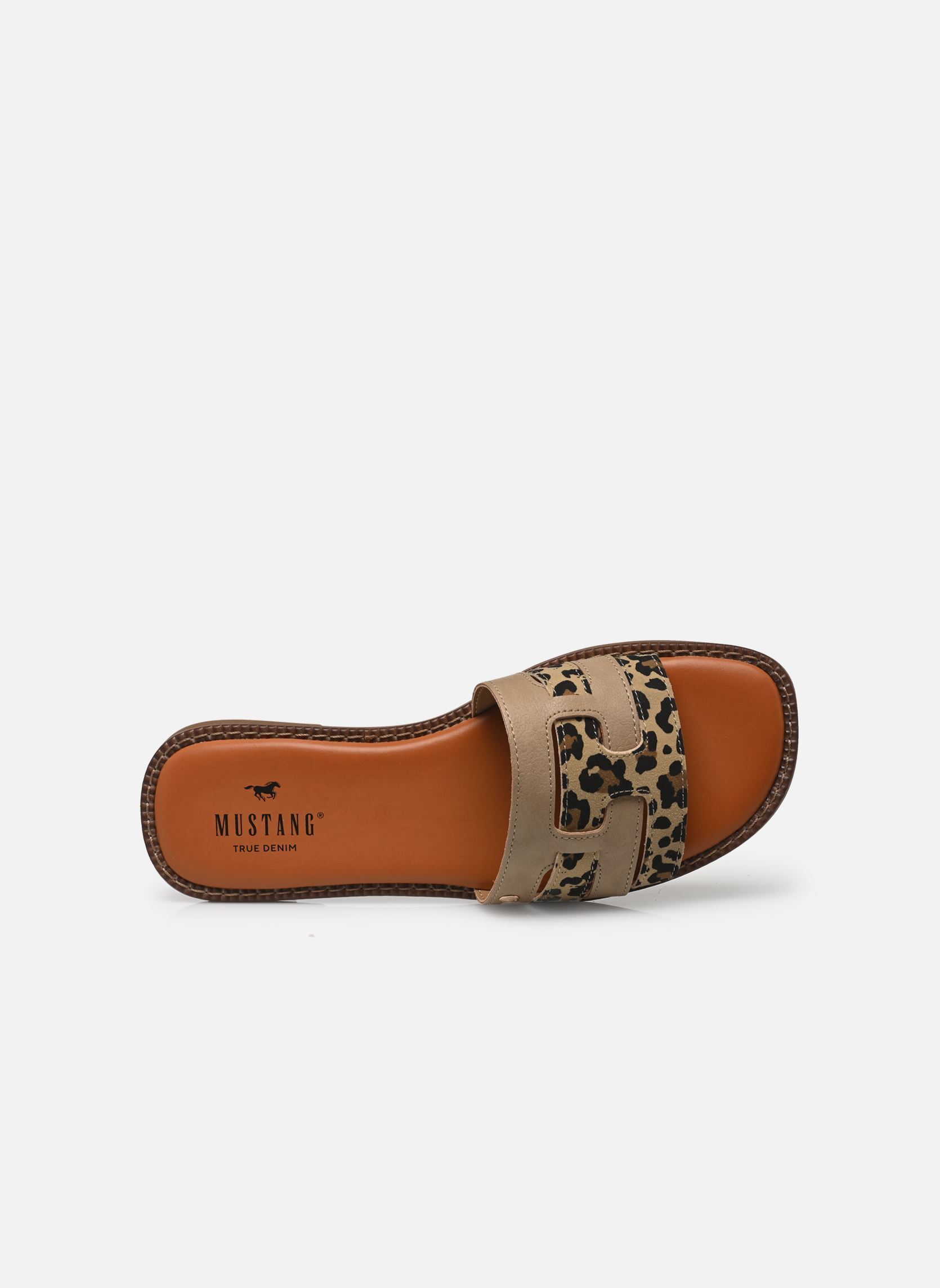 Pantoletten 1519701 damen beige Mustang shoes Pantoletten 1519701 damen beige Beige/Multi