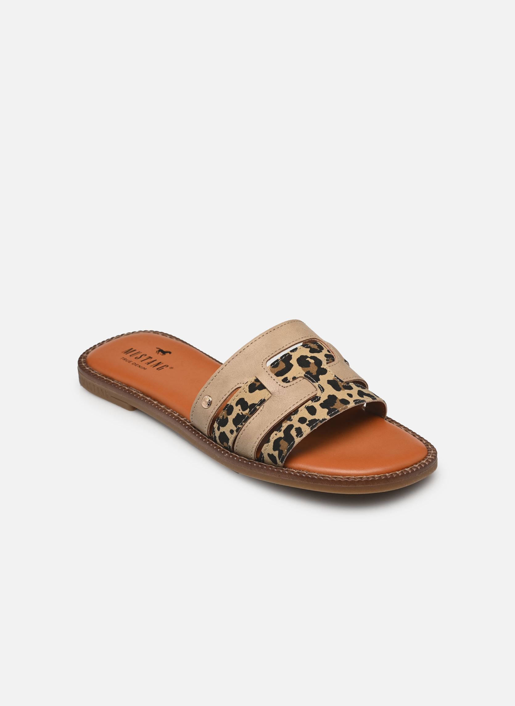 Pantoletten 1519701 damen beige Mustang shoes Pantoletten 1519701 damen beige Beige/Multi