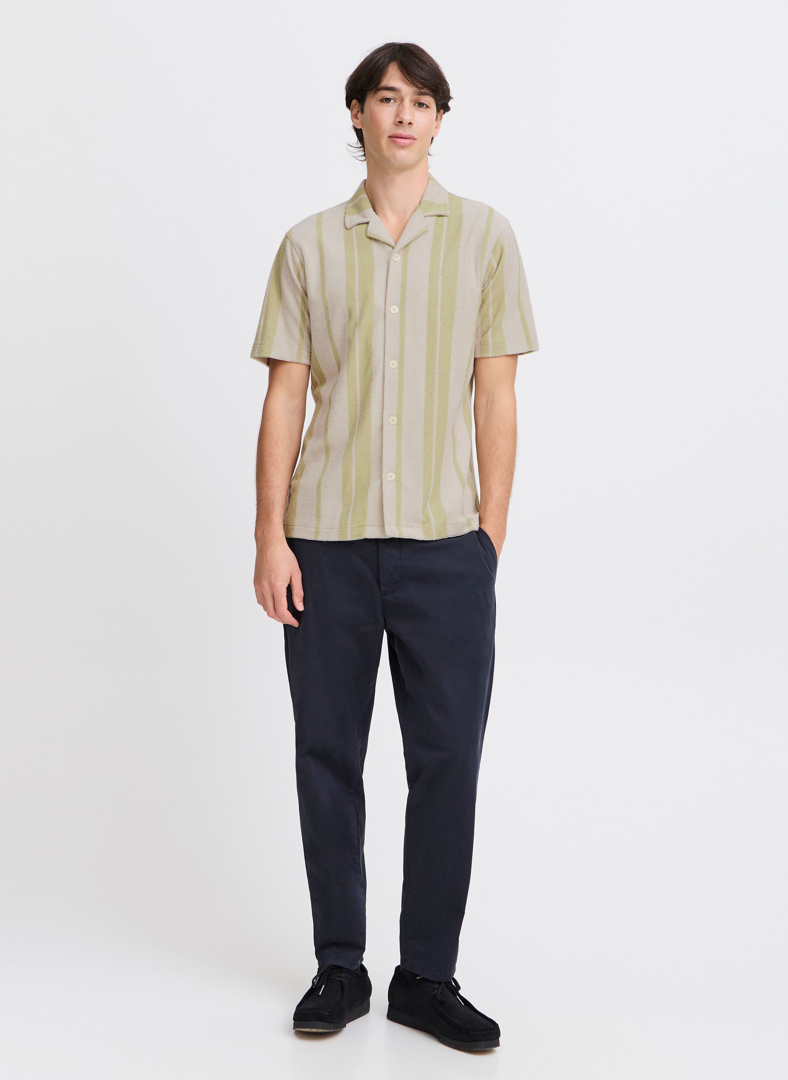 Hemden CFBASILE frotté resort tee herren beige Casual Friday Hemden CFBASILE frotté resort tee herren beige RAINY DAY