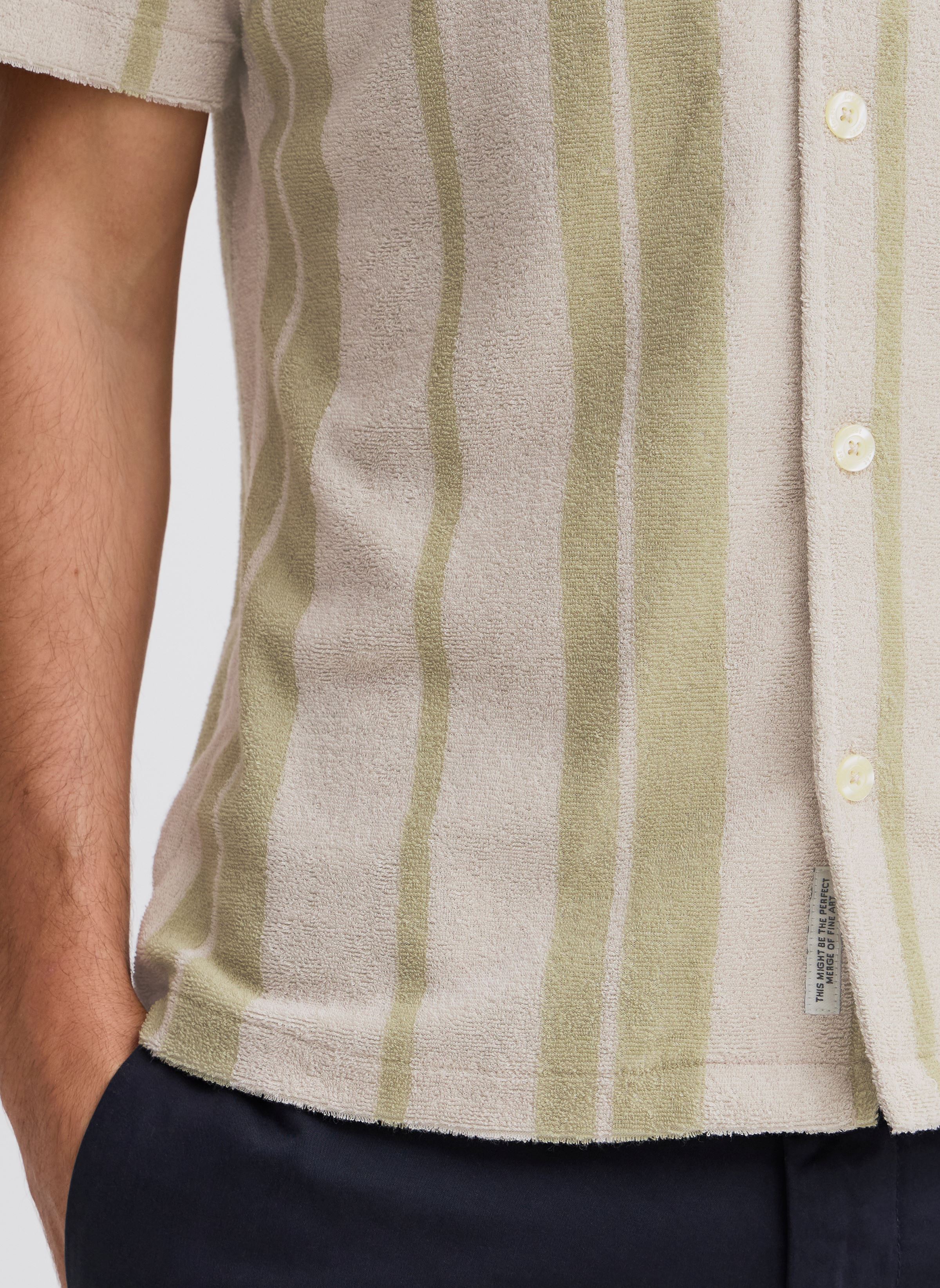 Hemden CFBASILE frotté resort tee herren beige Casual Friday Hemden CFBASILE frotté resort tee herren beige RAINY DAY