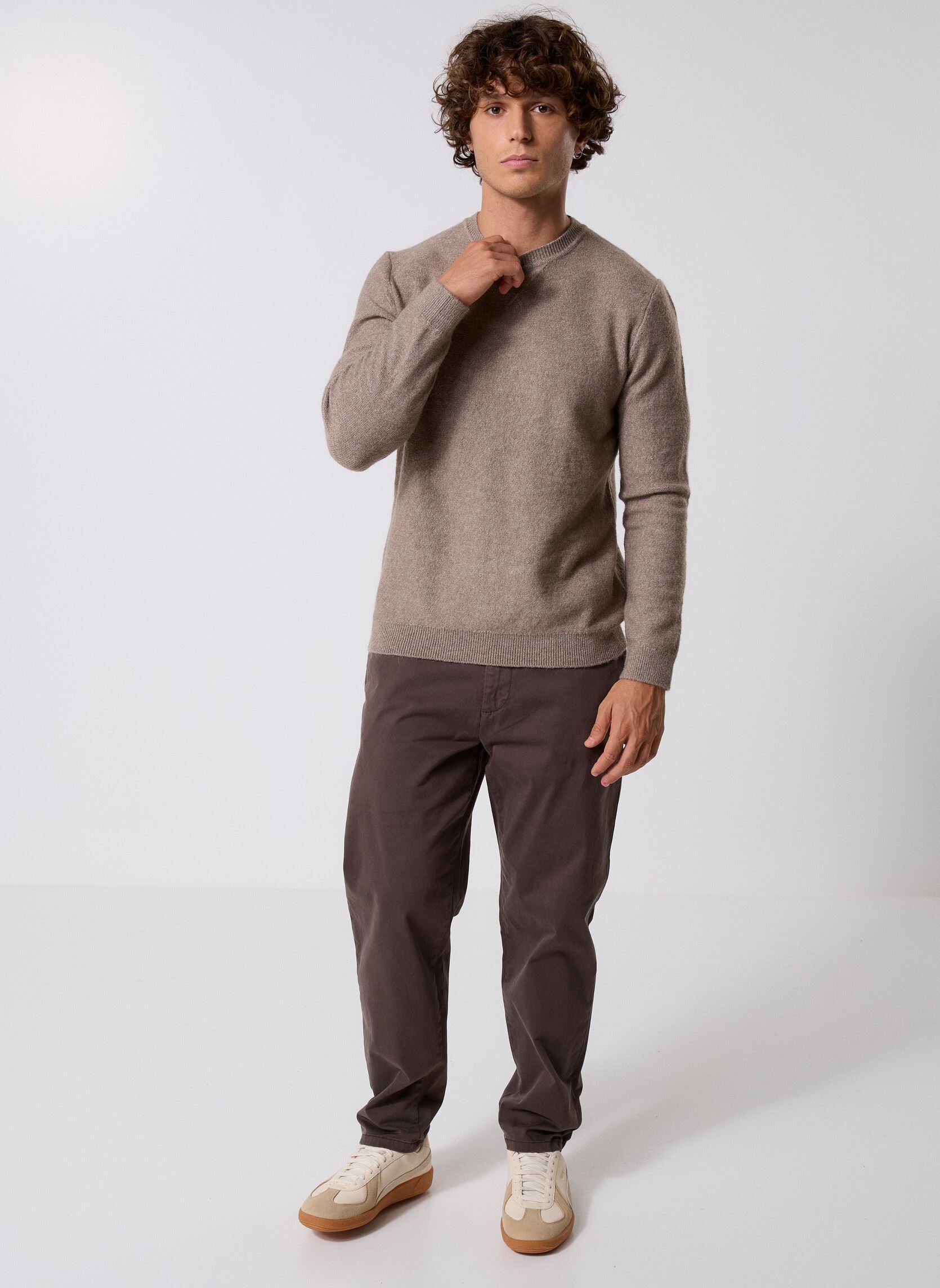 Pantalons droits CFPEPE garment dyed pants homme vert Casual Friday Pantalons droits CFPEPE garment dyed pants homme vert BLACK OLIVE