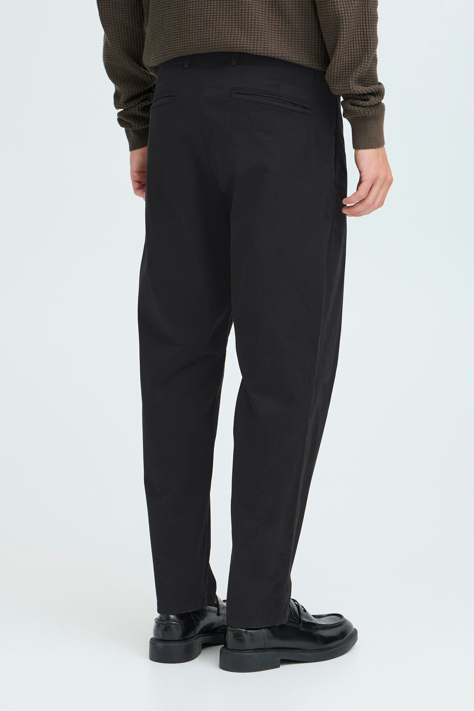 Pantalons droits CFPEPE garment dyed pants homme noir Casual Friday Pantalons droits CFPEPE garment dyed pants homme noir BLACK BEAUTY