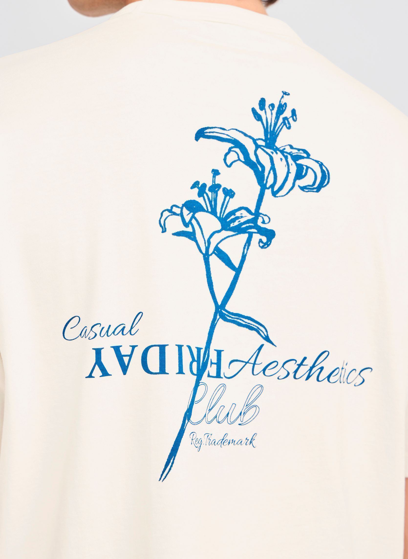 Tee-shirts manches courtes CFJAXSON tee with backprint homme blanc Casual Friday Tee-shirts manches courtes CFJAXSON tee with backprint homme blanc CLOUD DANCER