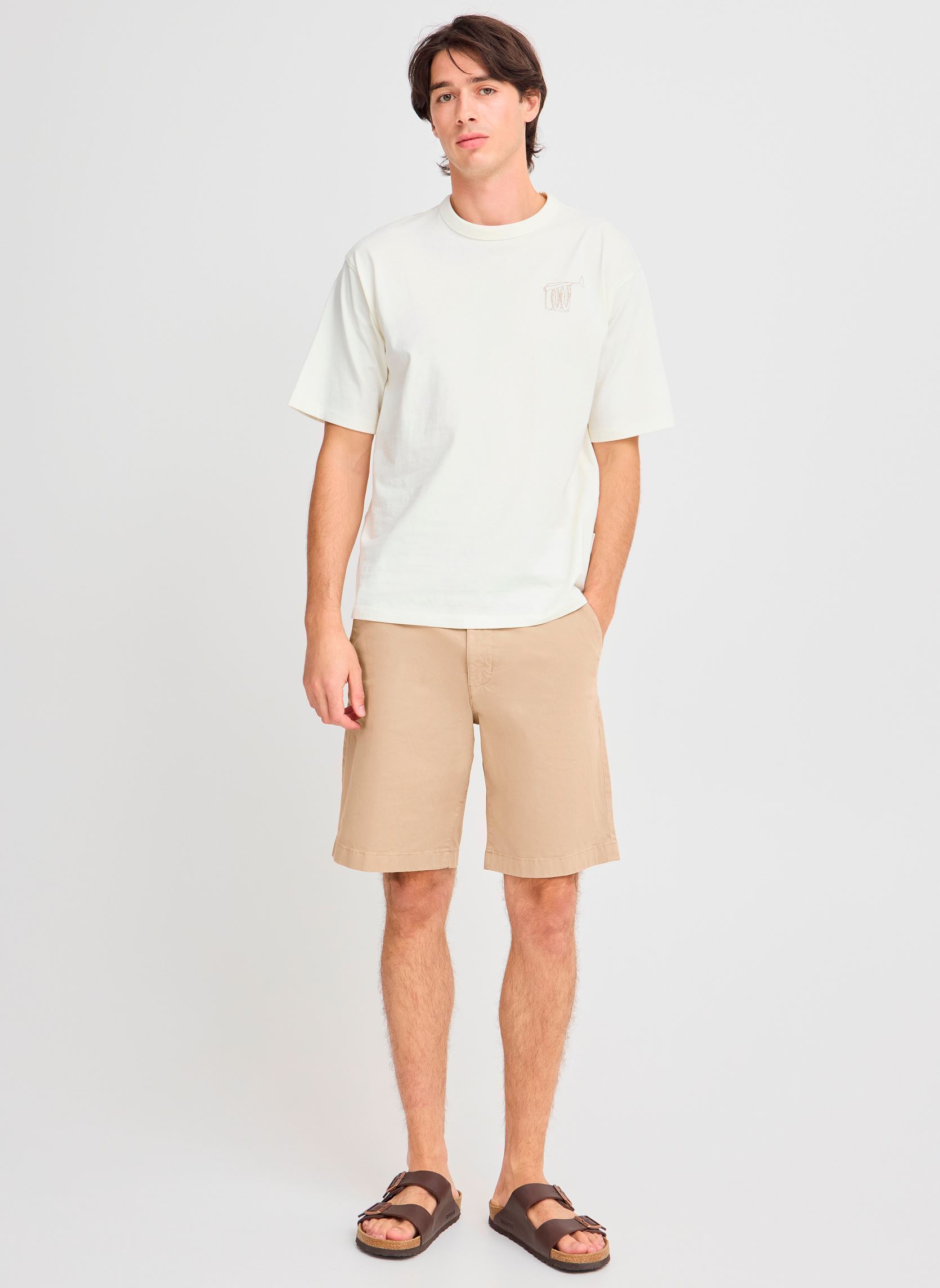 Bermudas CFBENNET wide shorts homme marron Casual Friday Bermudas CFBENNET wide shorts homme marron PLAZA TAUPE
