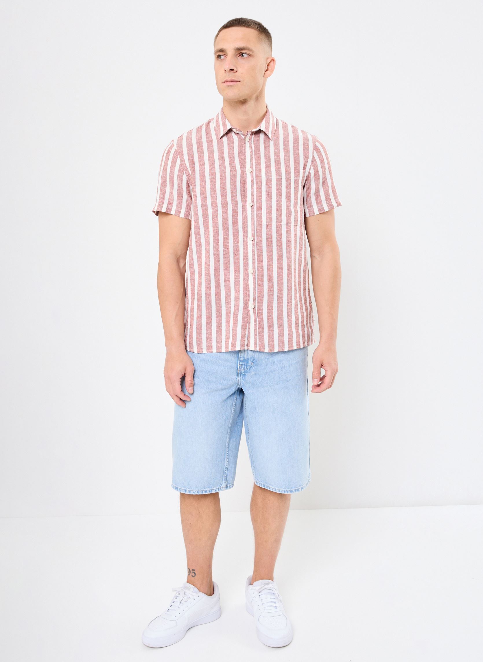 Chemises SDFRIED homme orange SOLID Chemises SDFRIED homme orange ARABIAN SPICE
