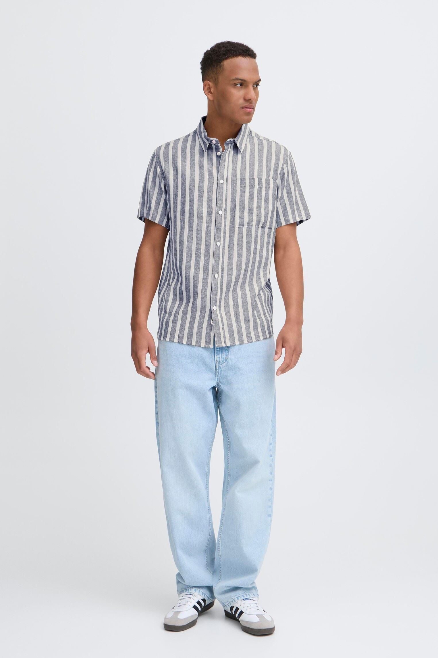 Hemden SDFRIED heren blauw SOLID Hemden SDFRIED heren blauw INSIGNIA BLUE