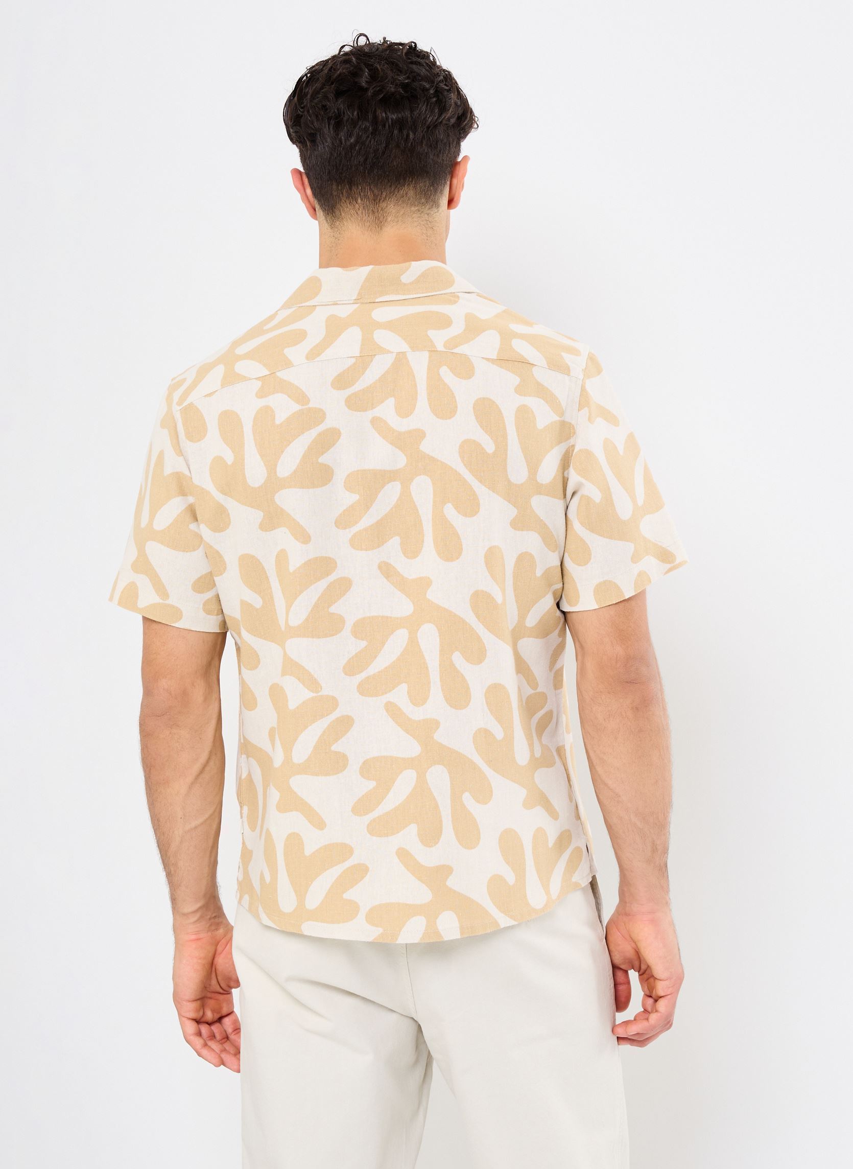 Hemden SDOLAVI herren beige SOLID Hemden SDOLAVI herren beige OATMEAL