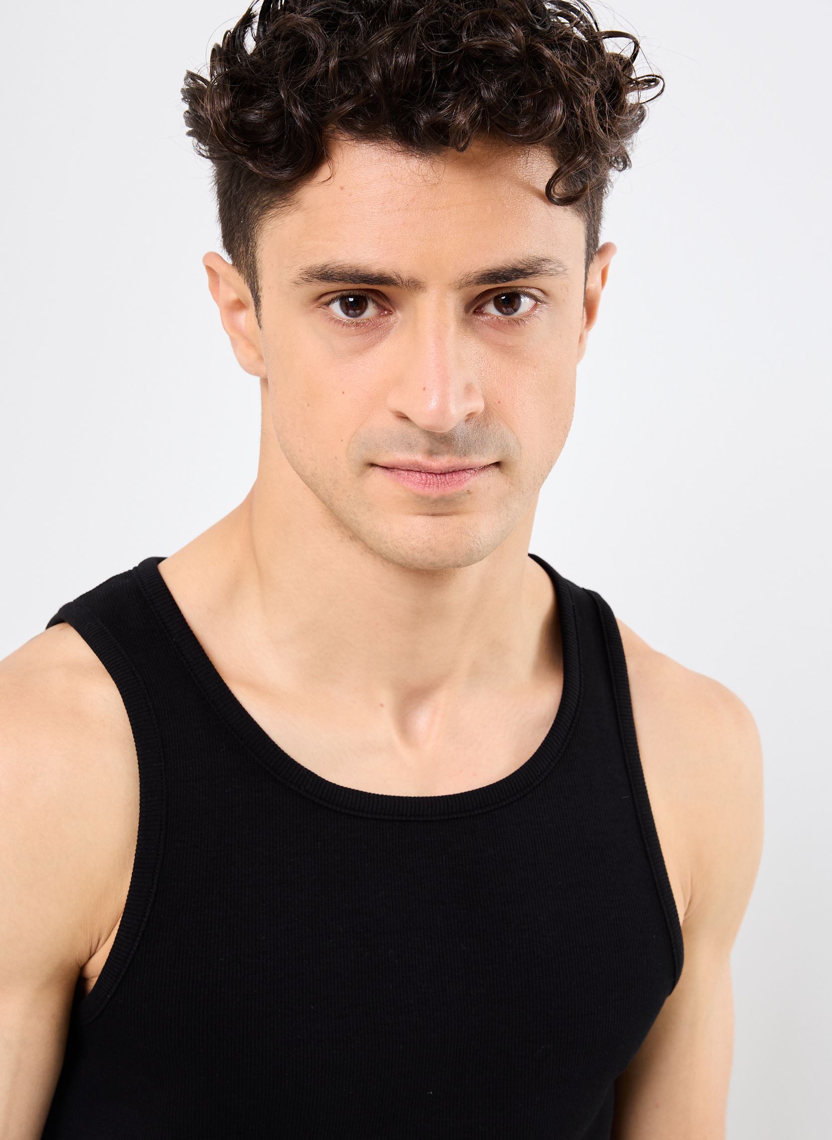Débardeurs SDORTON homme noir SOLID Débardeurs SDORTON homme noir TRUE BLACK