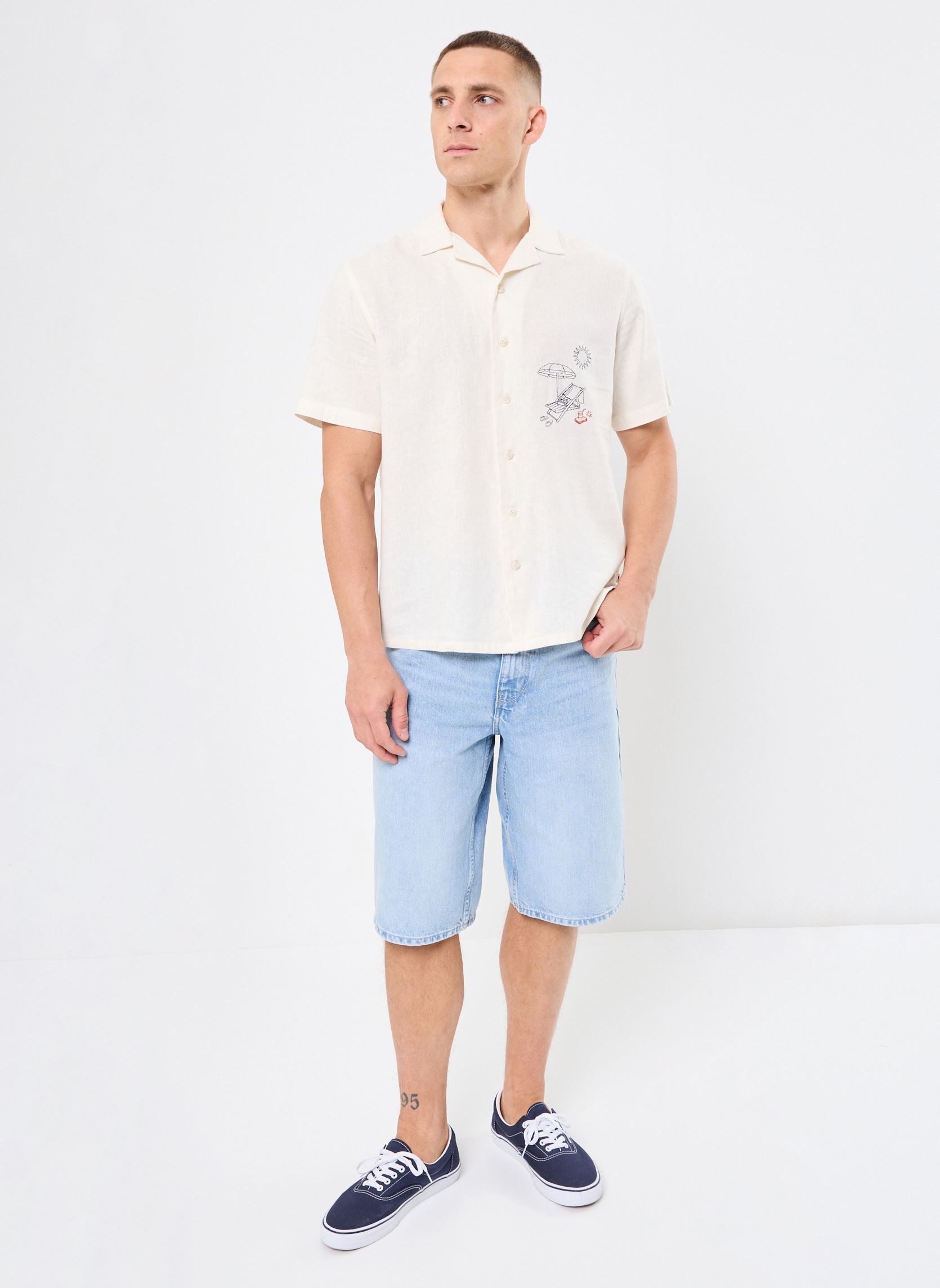 Chemises SDPAPIO homme blanc SOLID Chemises SDPAPIO homme blanc OFF WHITE
