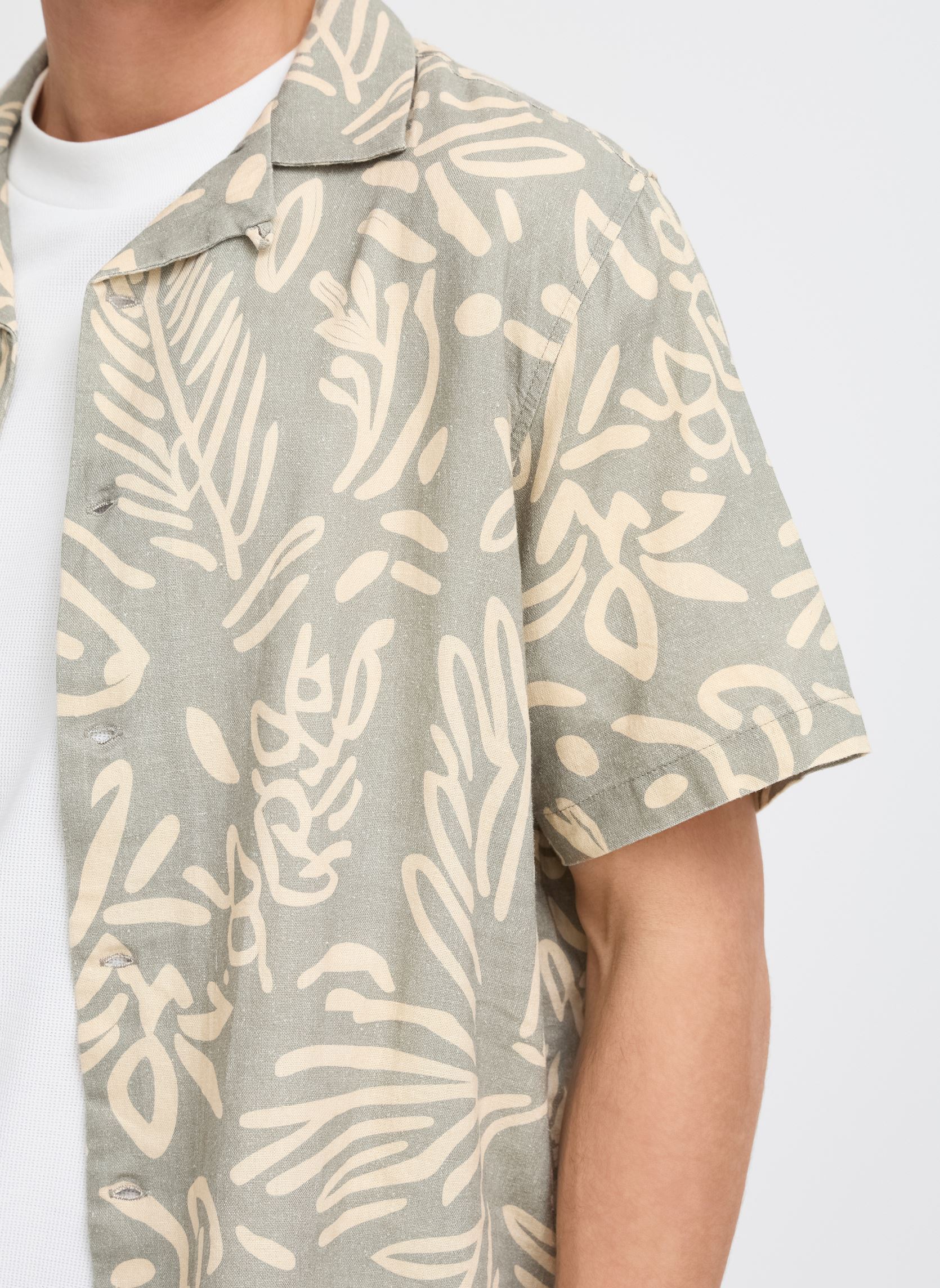 Chemises SDPAIMAN homme vert SOLID Chemises SDPAIMAN homme vert VETIVER