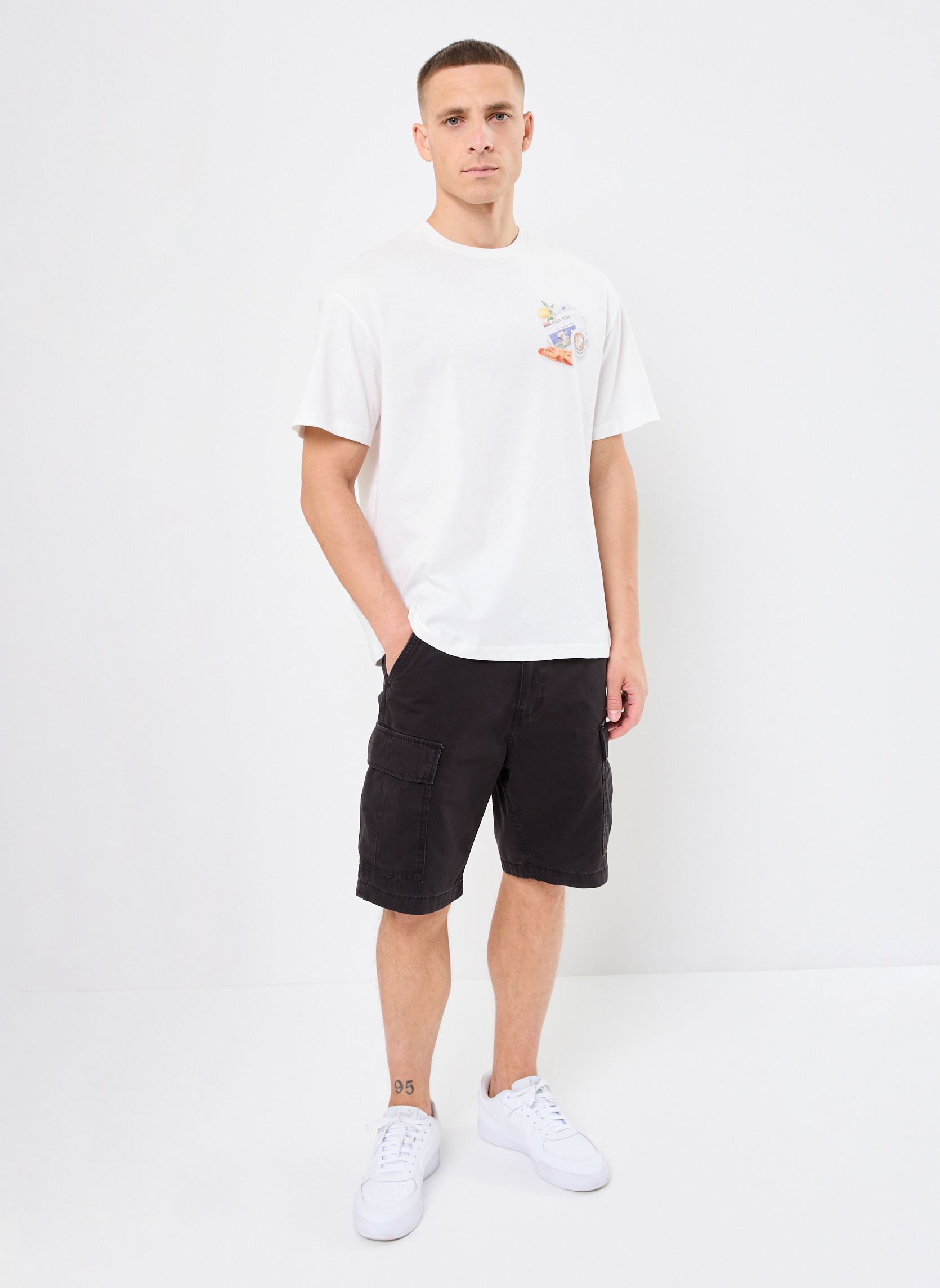 Tee-shirts manches courtes SDPAVAN homme blanc SOLID Tee-shirts manches courtes SDPAVAN homme blanc OFF WHITE
