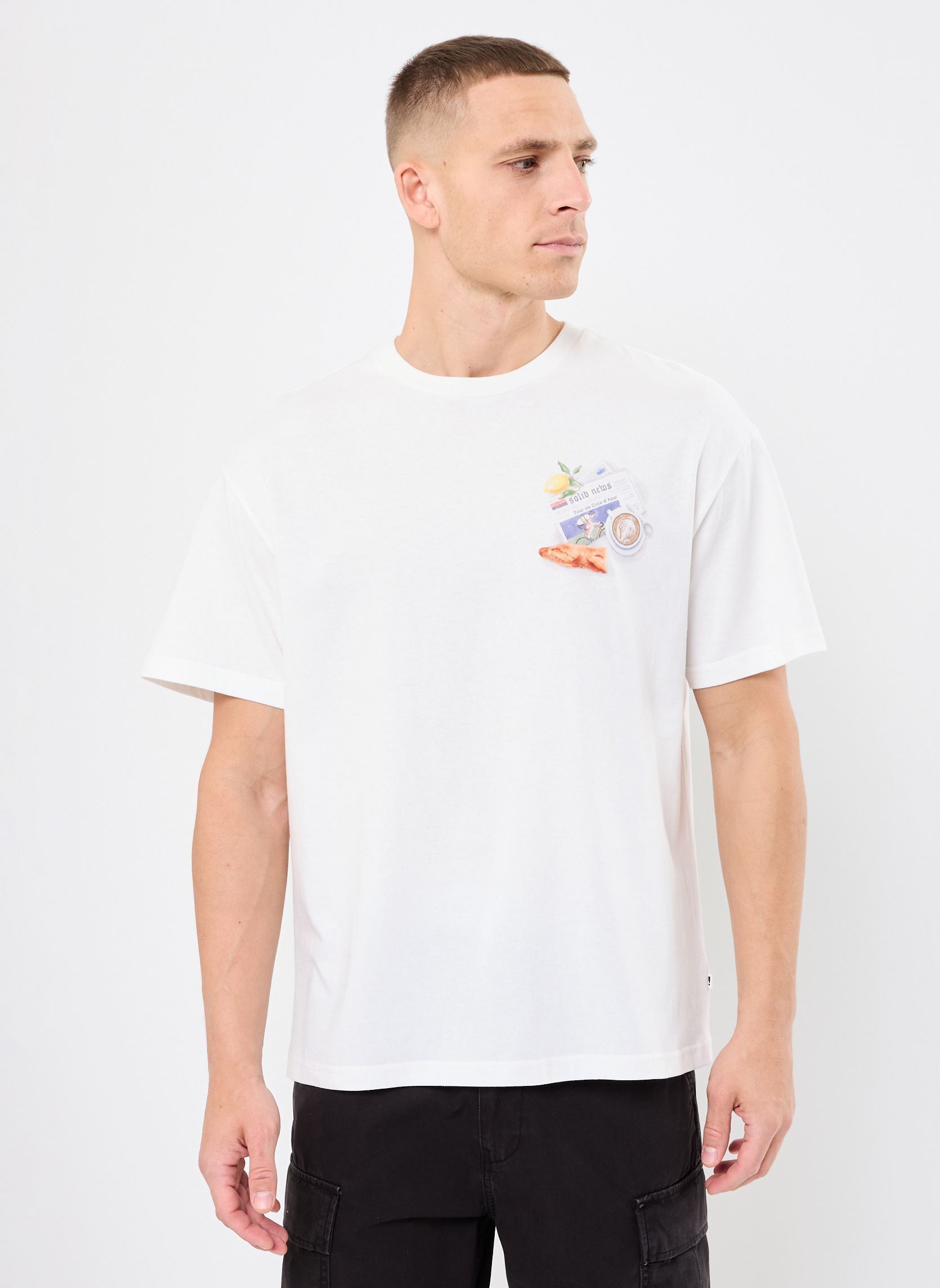 Tee-shirts manches courtes SDPAVAN homme blanc SOLID Tee-shirts manches courtes SDPAVAN homme blanc OFF WHITE