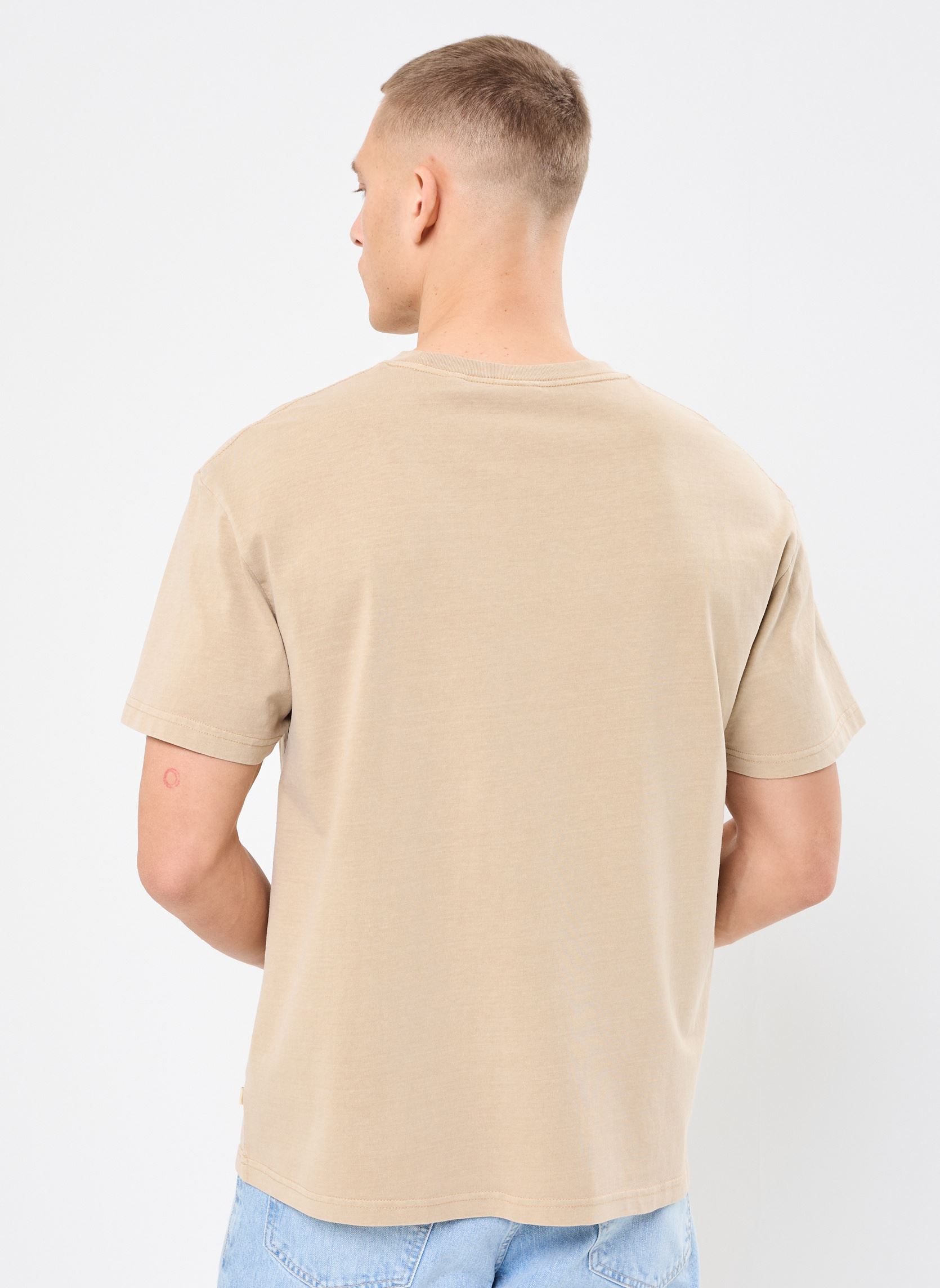 Tee-shirts manches courtes SDPAVAN homme beige SOLID Tee-shirts manches courtes SDPAVAN homme beige CURDS & WHEY