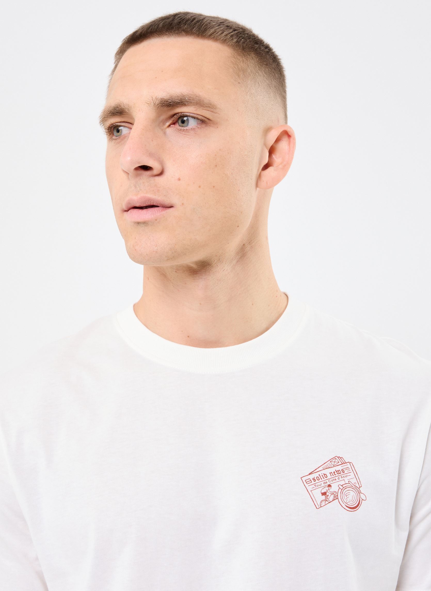 Kurzarm-T-Shirts SDPAX herren weiß SOLID Kurzarm-T-Shirts SDPAX herren weiß OFF WHITE