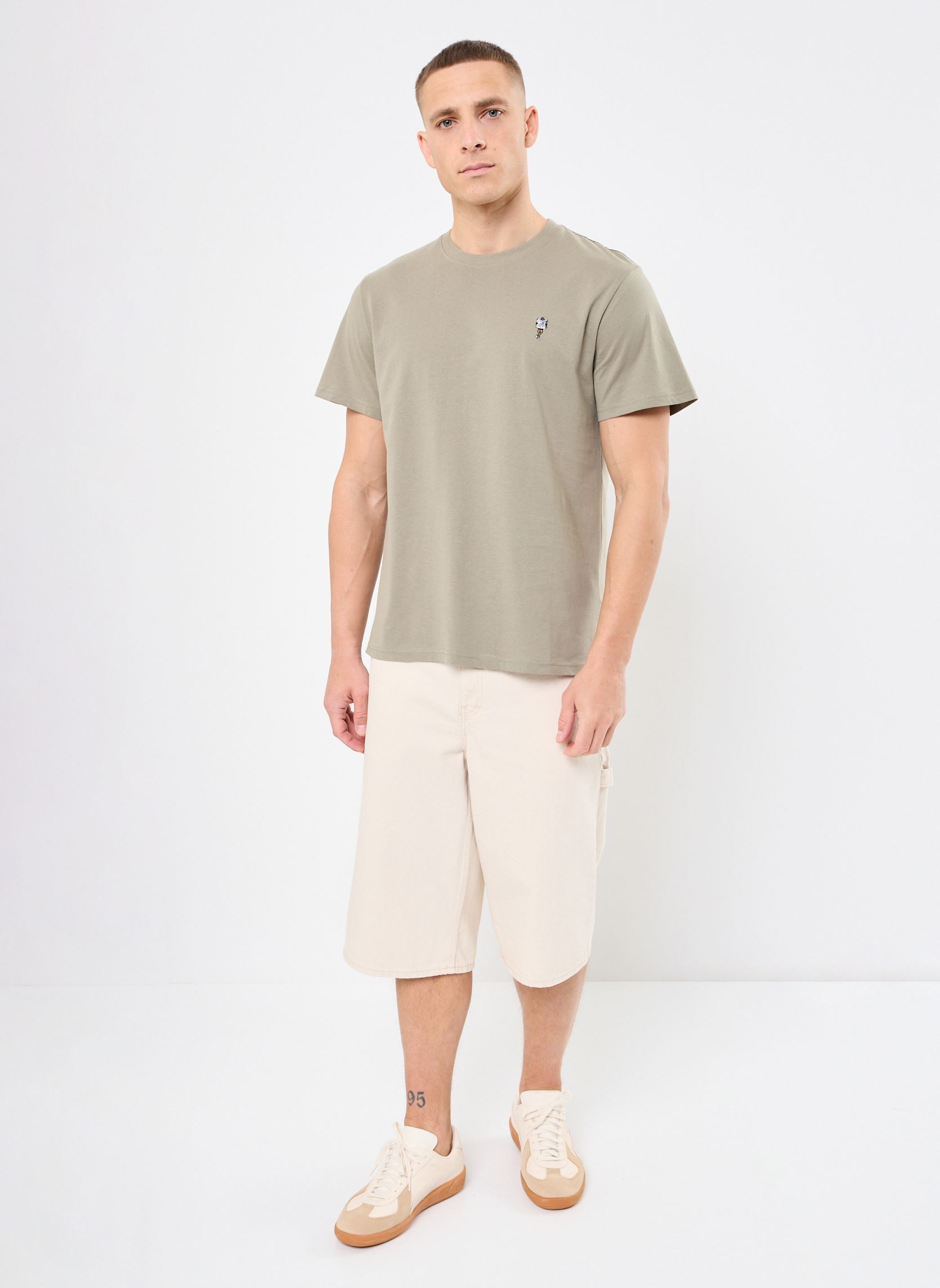Tee-shirts manches courtes SDPEI homme vert SOLID Tee-shirts manches courtes SDPEI homme vert VETIVER