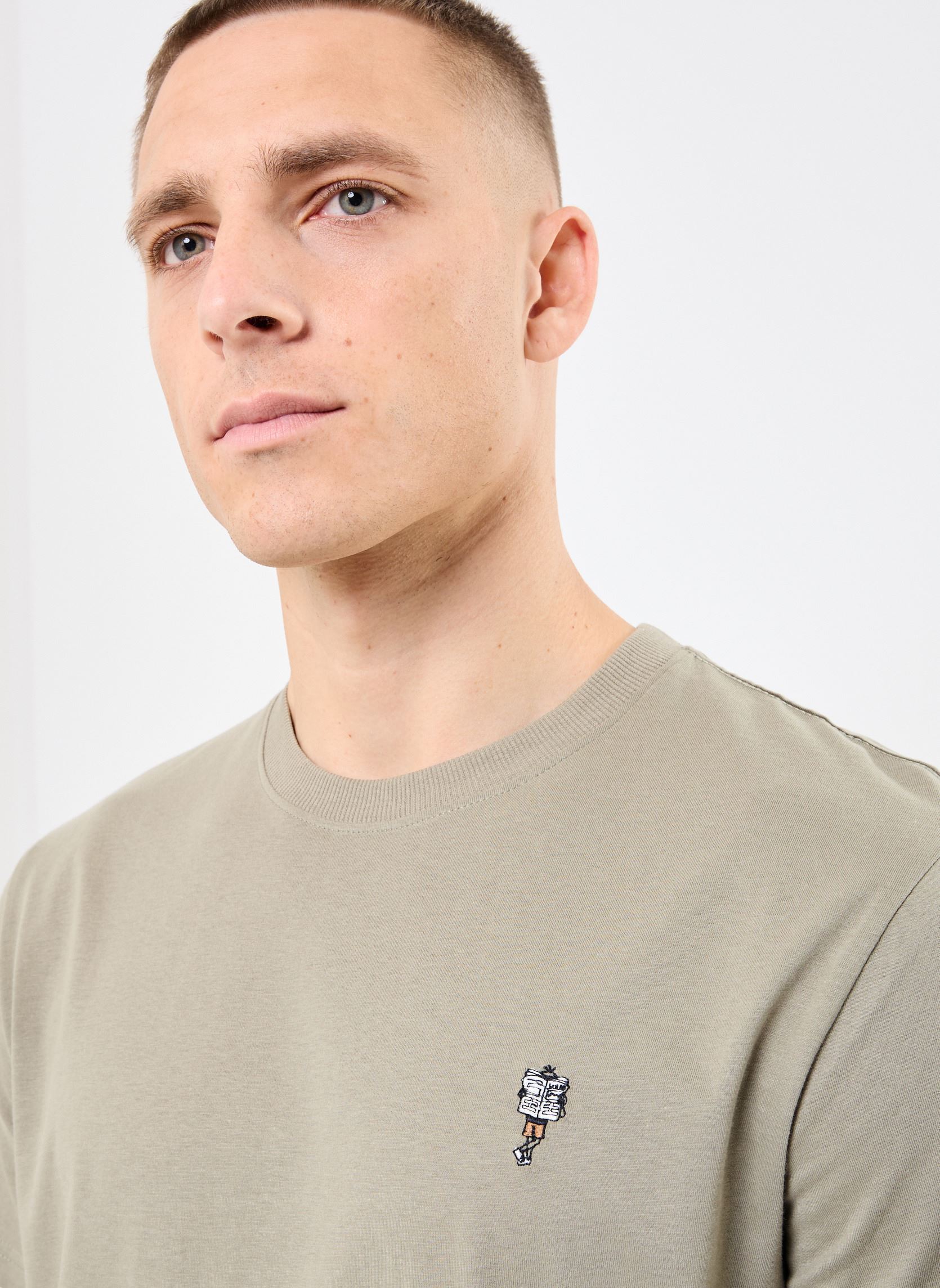 Tee-shirts manches courtes SDPEI homme vert SOLID Tee-shirts manches courtes SDPEI homme vert VETIVER