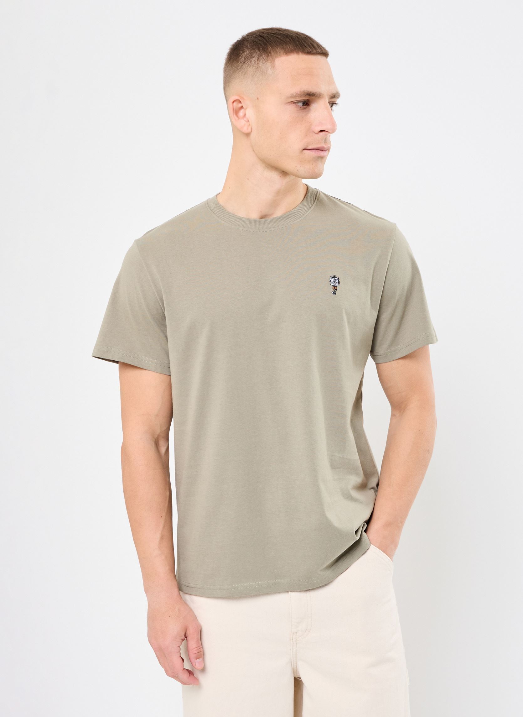 Tee-shirts manches courtes SDPEI homme vert SOLID Tee-shirts manches courtes SDPEI homme vert VETIVER