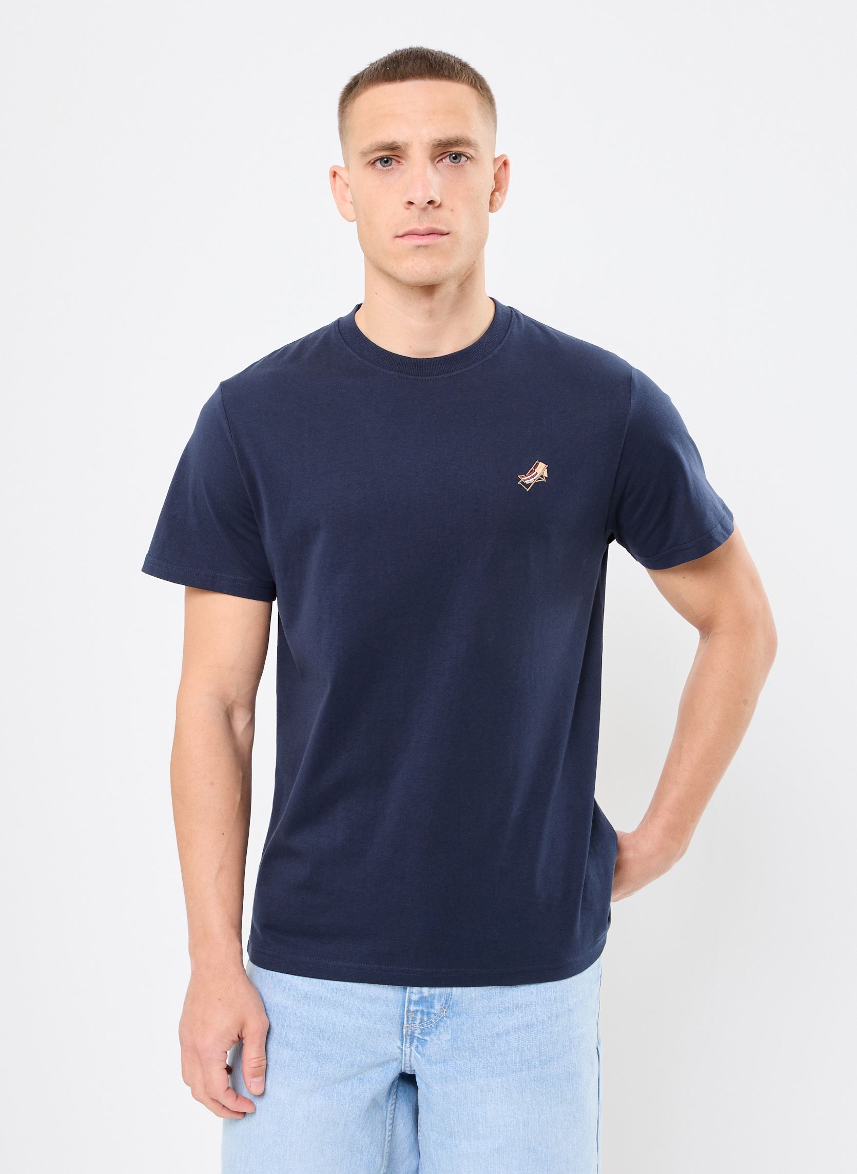 Tee-shirts manches courtes SDPEI homme bleu SOLID Tee-shirts manches courtes SDPEI homme bleu INSIGNIA BLUE