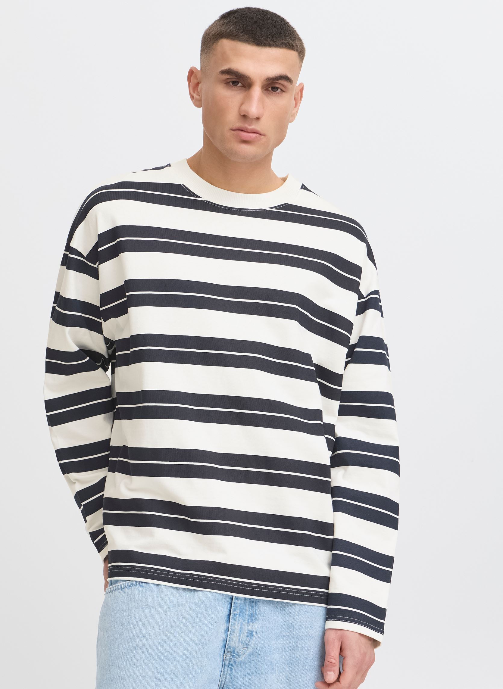 Sweatshirts SDPEACE heren wit SOLID Sweatshirts SDPEACE heren wit OFF WHITE