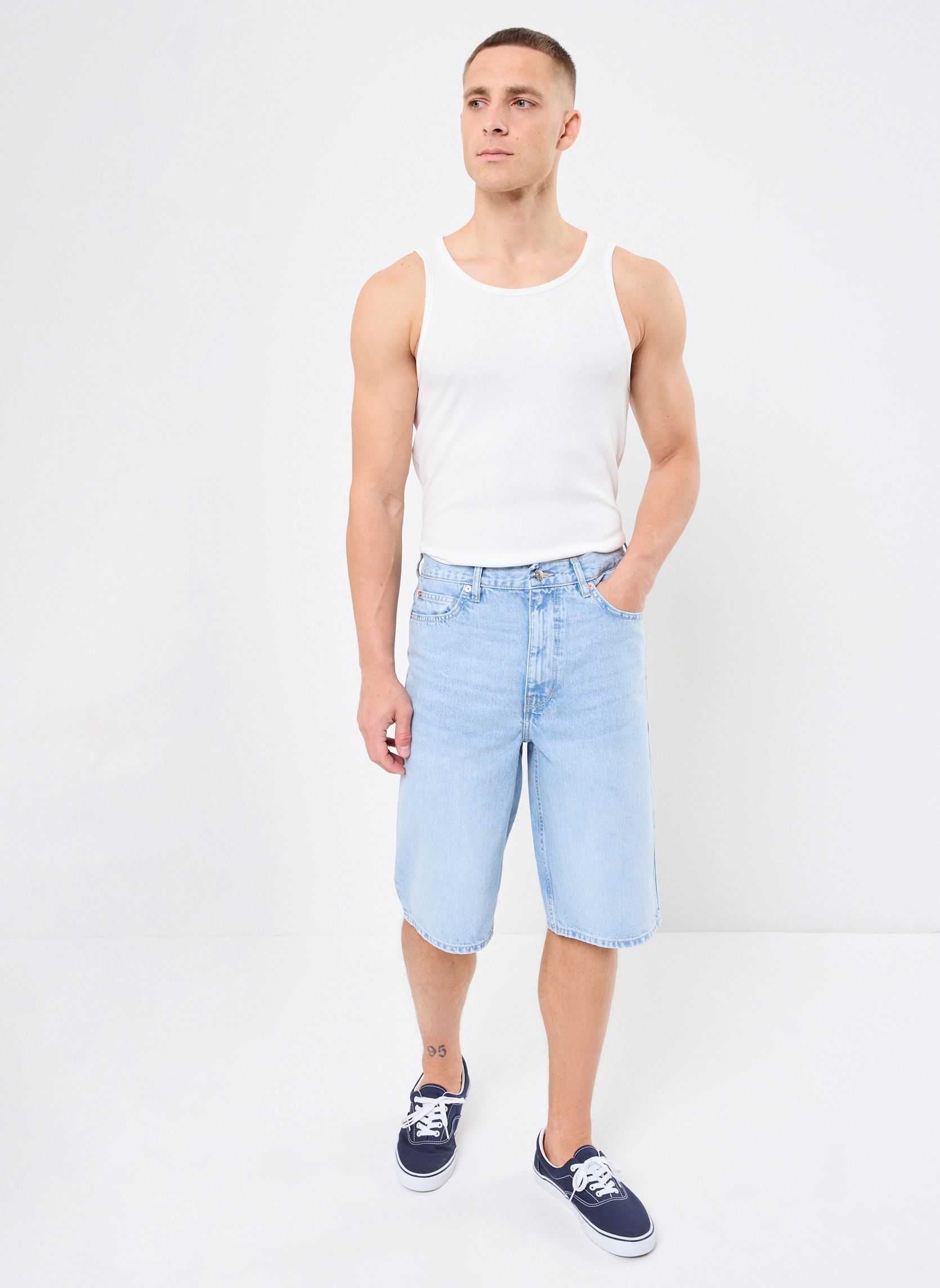 Shorts en jean SDTOMMY SHO homme bleu SOLID Shorts en jean SDTOMMY SHO homme bleu LIGHT BLUE DENIM