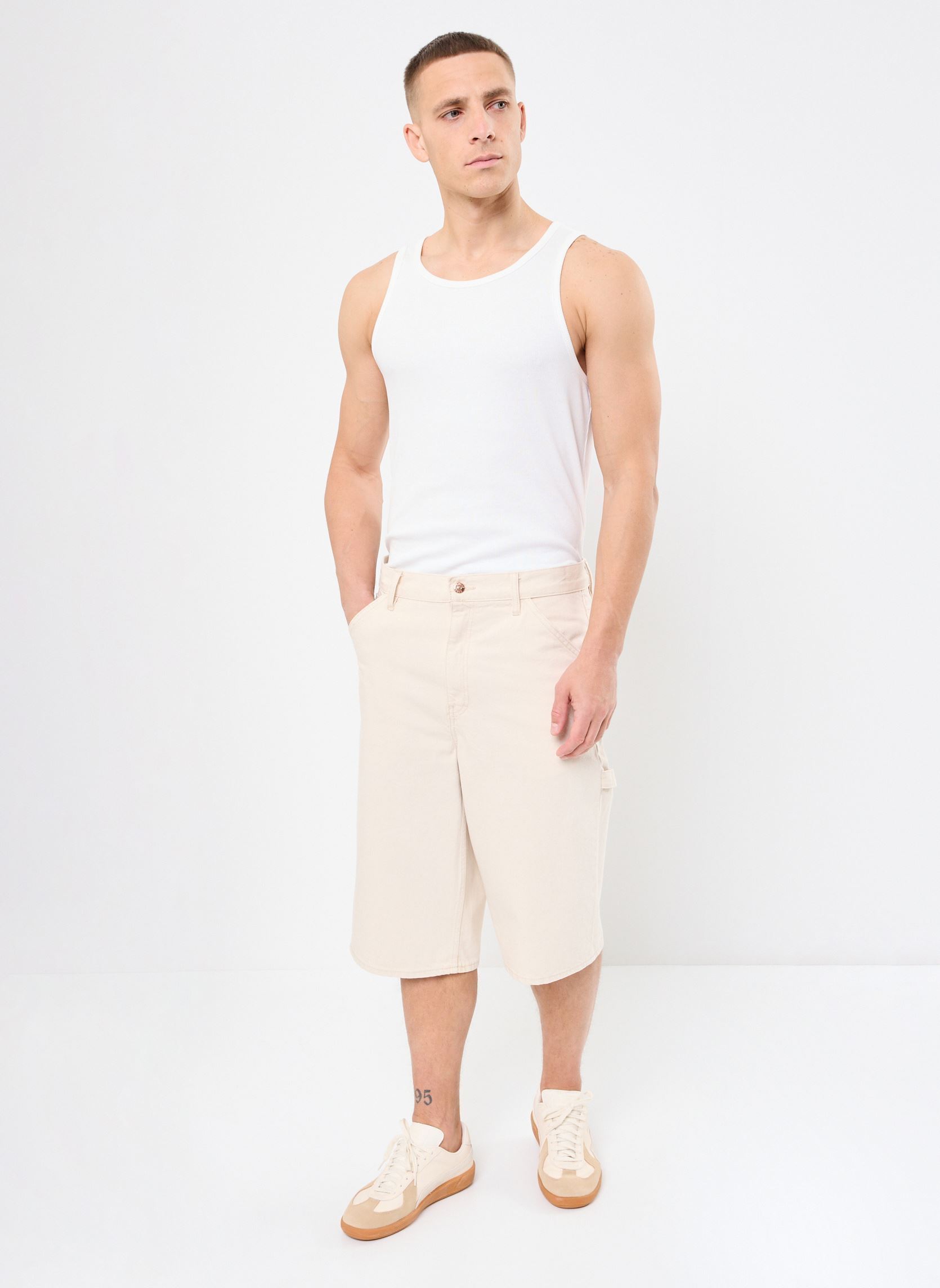 Shorts en jean SDTOMMY CARPENTER SHO homme beige SOLID Shorts en jean SDTOMMY CARPENTER SHO homme beige OATMEAL