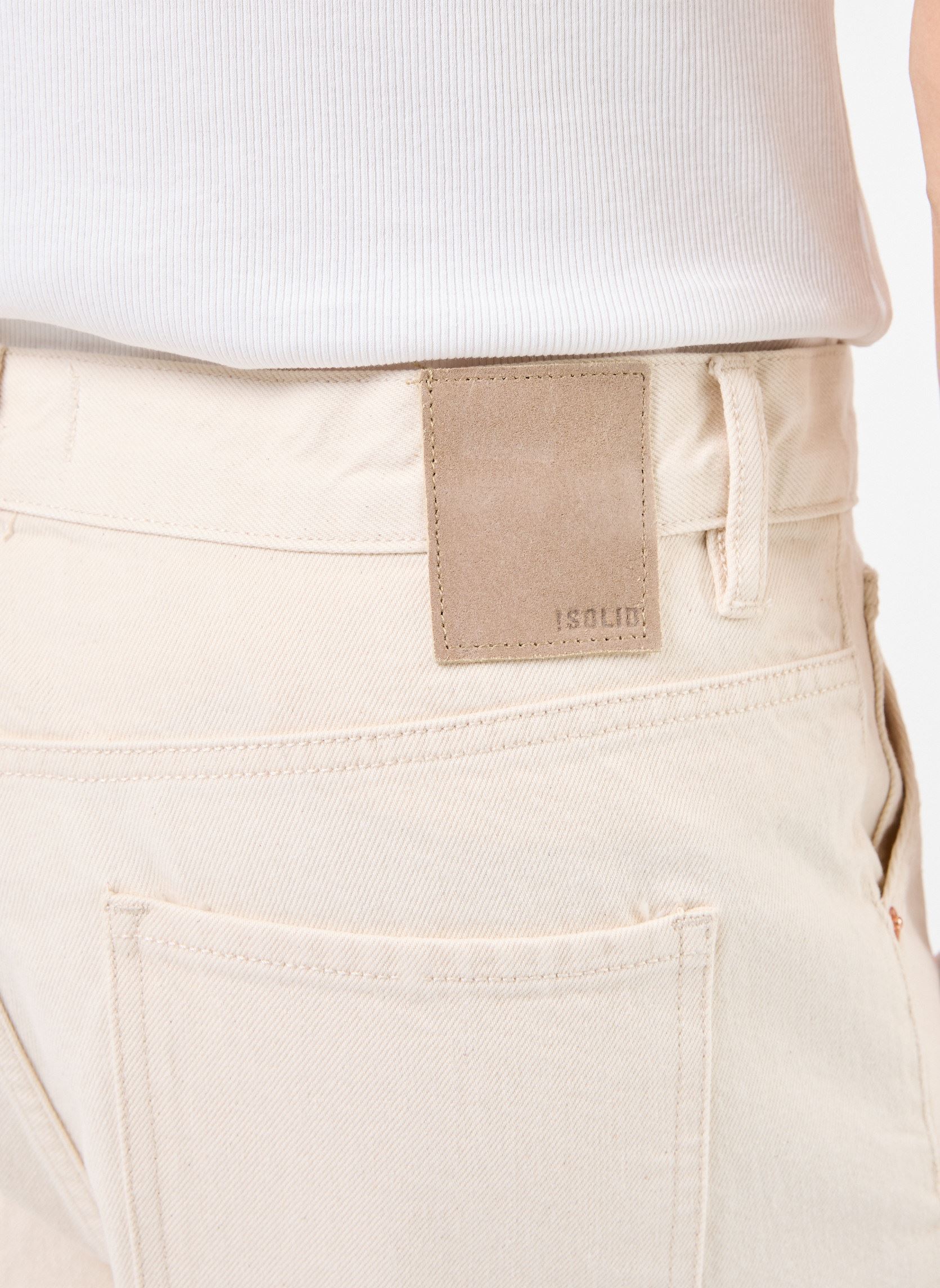Shorts en jean SDTOMMY CARPENTER SHO homme beige SOLID Shorts en jean SDTOMMY CARPENTER SHO homme beige OATMEAL
