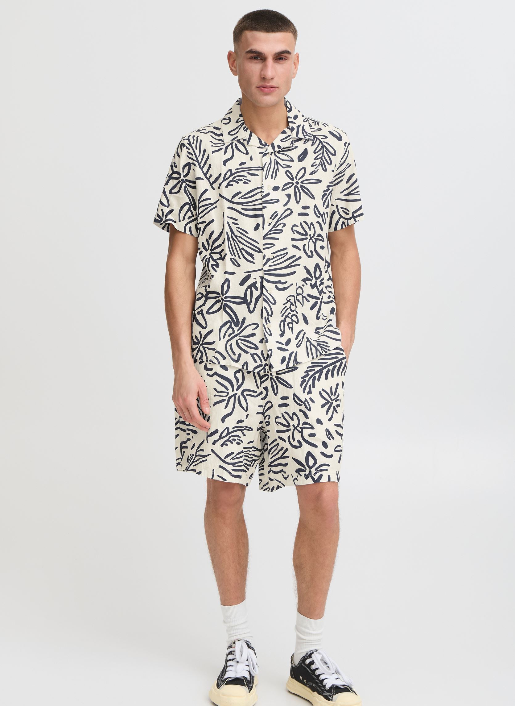 Bermudas SDLIAM AOP ELAS. SHO homme blanc SOLID Bermudas SDLIAM AOP ELAS. SHO homme blanc OFF WHITE