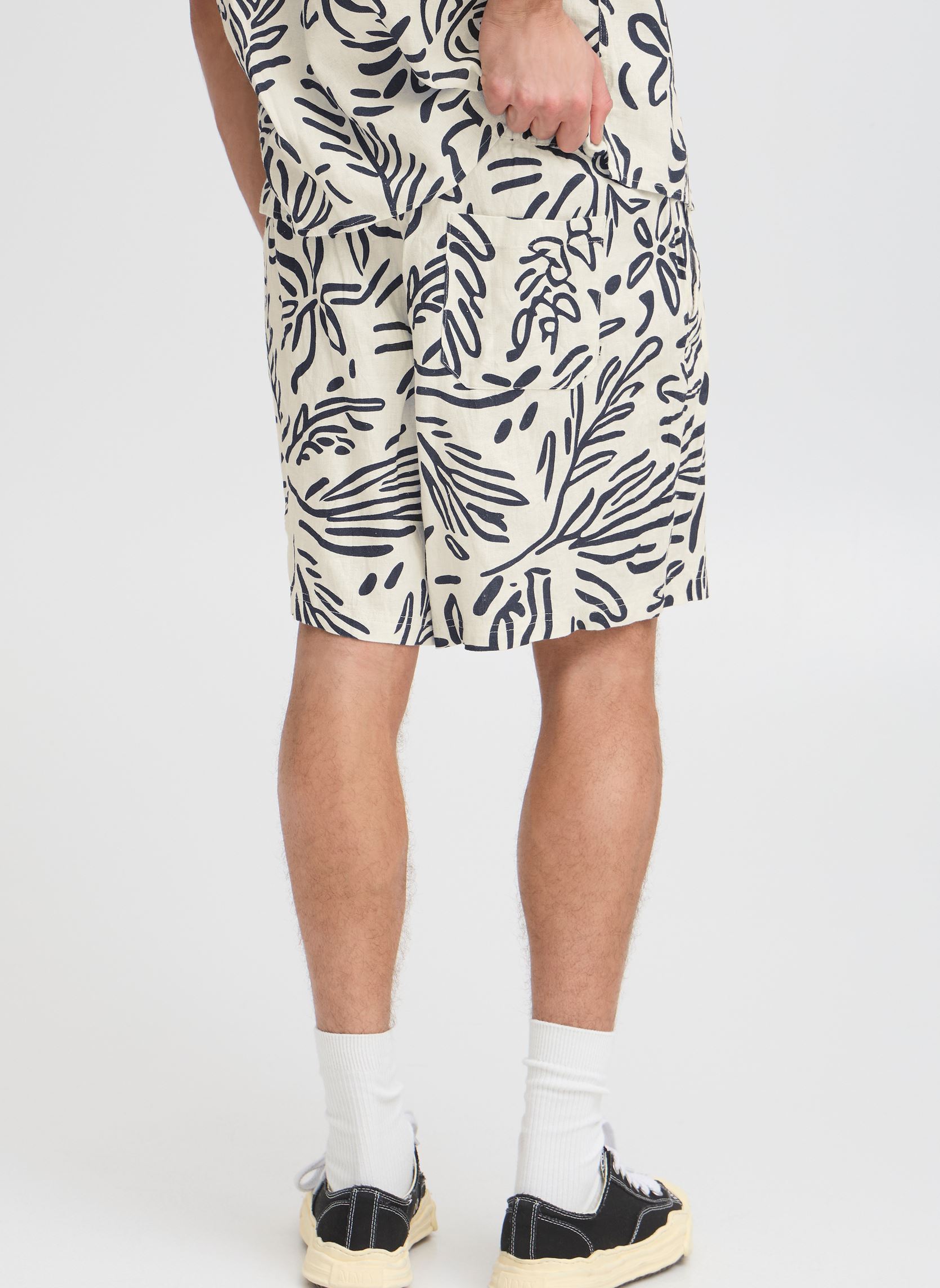 Bermudas SDLIAM AOP ELAS. SHO homme blanc SOLID Bermudas SDLIAM AOP ELAS. SHO homme blanc OFF WHITE