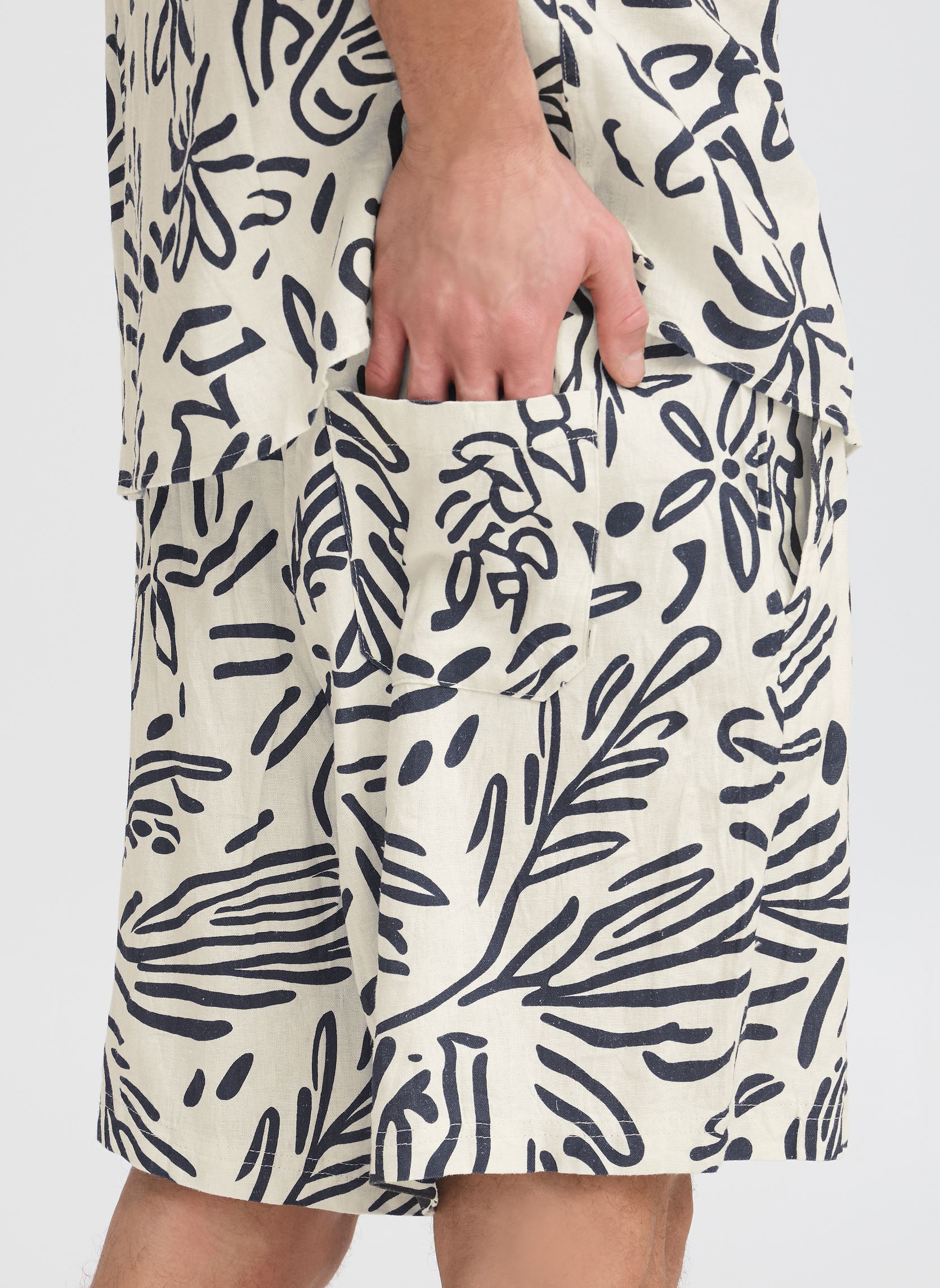 Bermudas SDLIAM AOP ELAS. SHO homme blanc SOLID Bermudas SDLIAM AOP ELAS. SHO homme blanc OFF WHITE