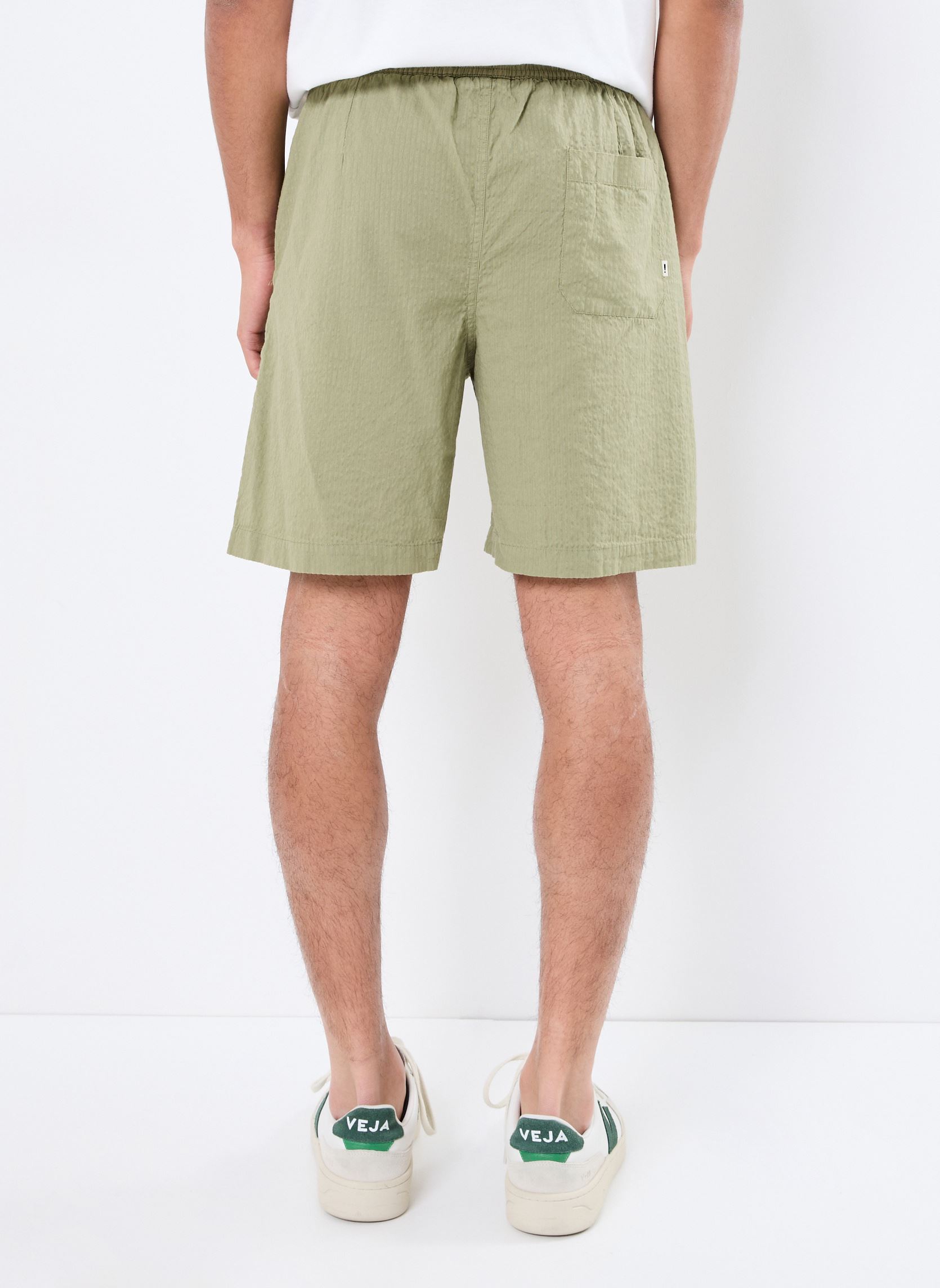 Bermuda's SDLIAM SEERSUCKER SHO heren groen SOLID Bermuda's SDLIAM SEERSUCKER SHO heren groen VETIVER