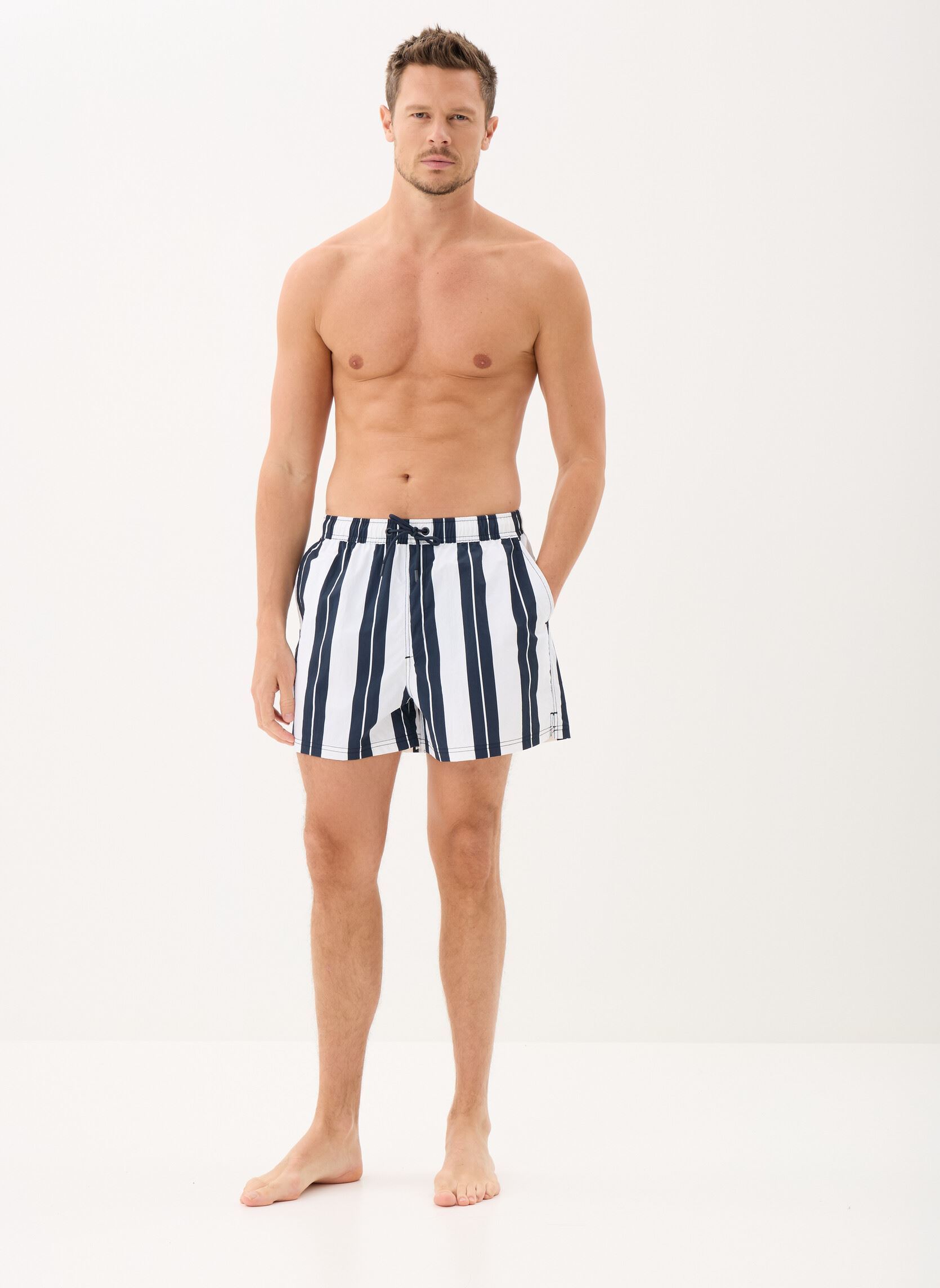 Zwemshorts SDPHILIP STRIPE SWIM SHO heren blauw SOLID Zwemshorts SDPHILIP STRIPE SWIM SHO heren blauw INSIGNIA BLUE