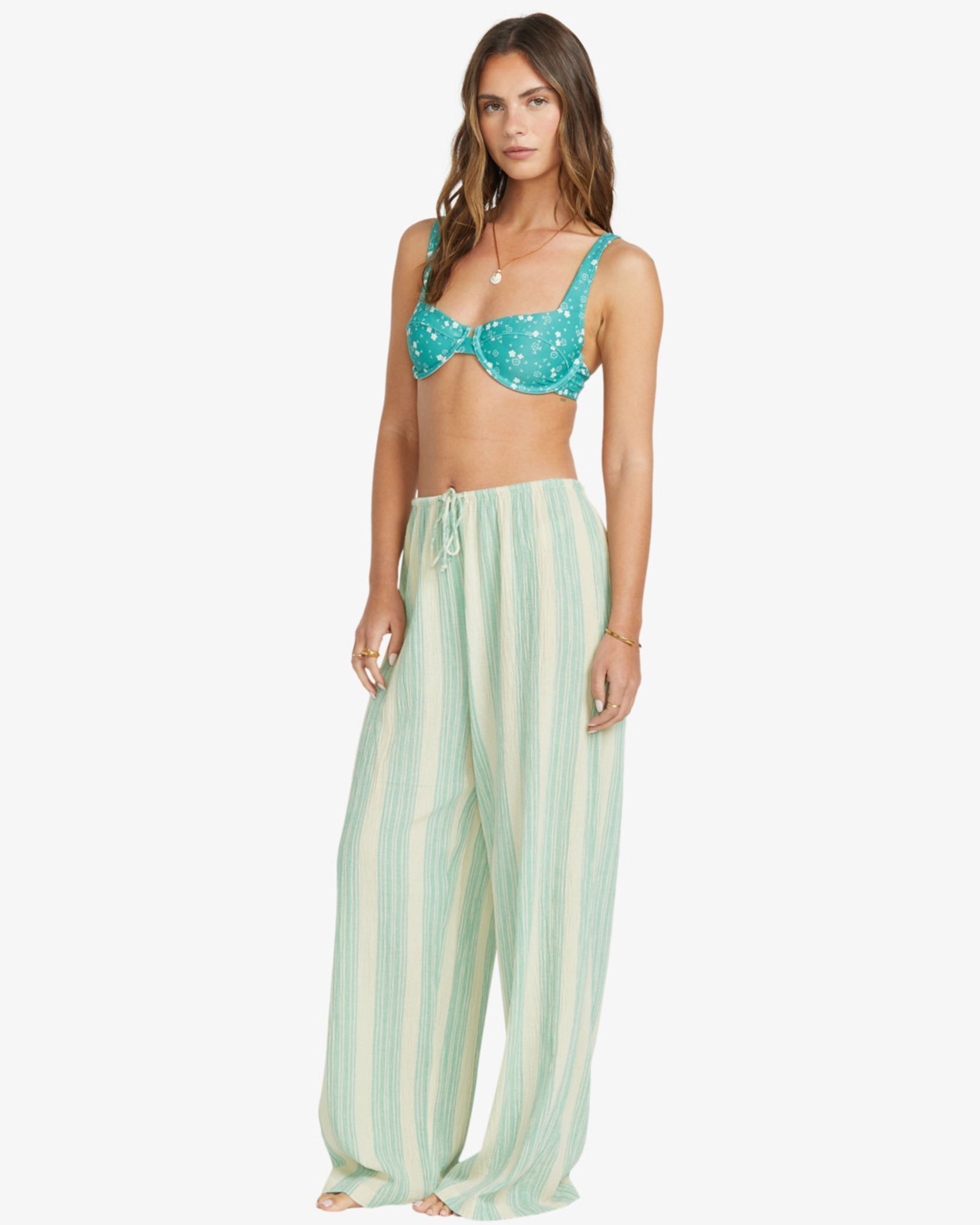 Pantalons larges Sunny Daze Elst femme vert Billabong Pantalons larges Sunny Daze Elst femme vert ISLAND GREEN