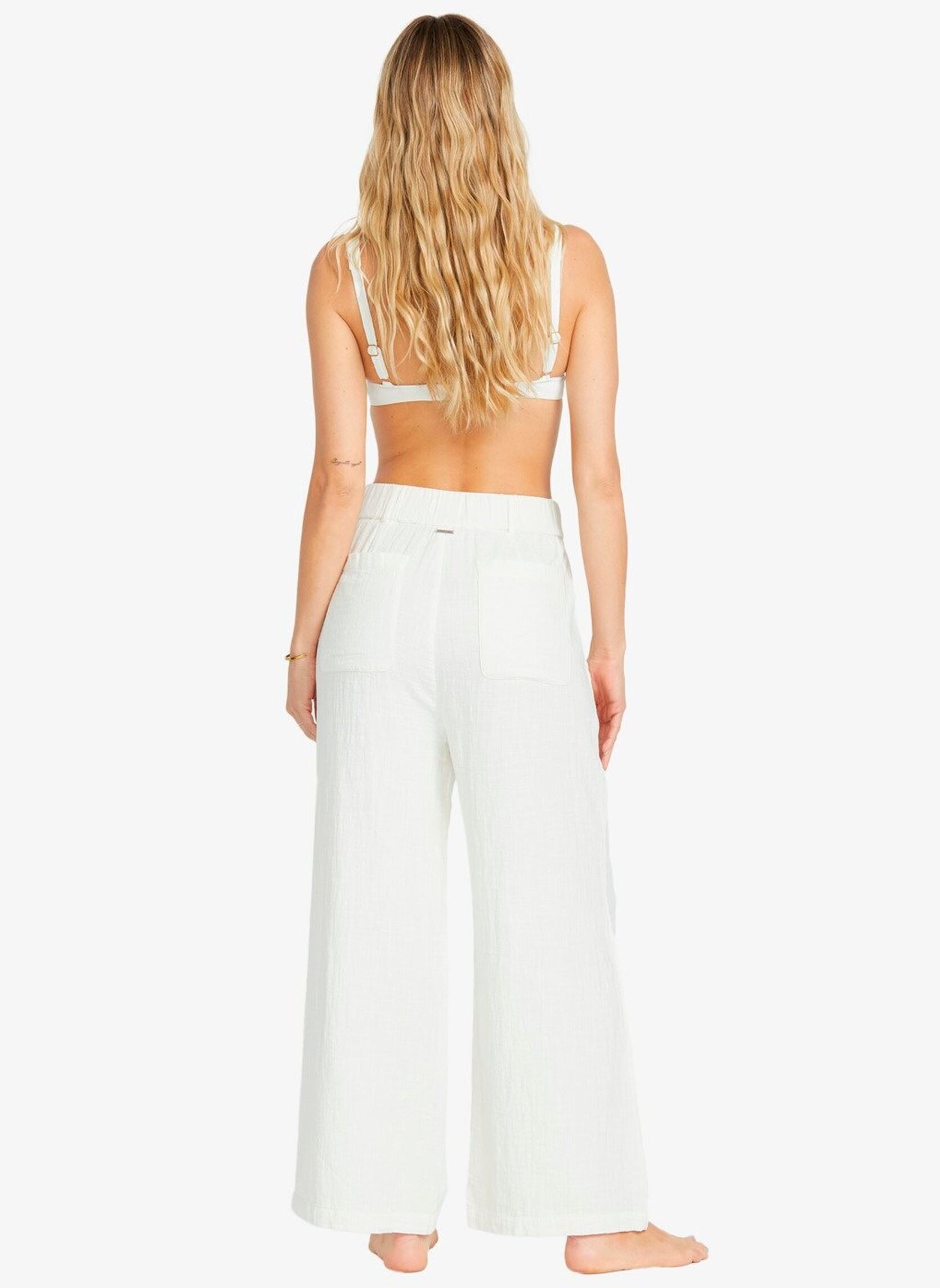 Pantalones anchos Tailor Made Pnt mujer blanco Billabong Pantalones anchos Tailor Made Pnt mujer blanco SALT CRYSTAL