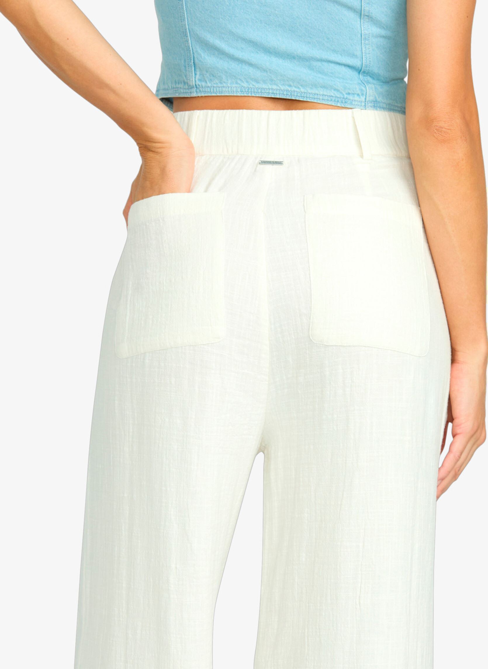 Pantalones anchos Tailor Made Pnt mujer blanco Billabong Pantalones anchos Tailor Made Pnt mujer blanco SALT CRYSTAL