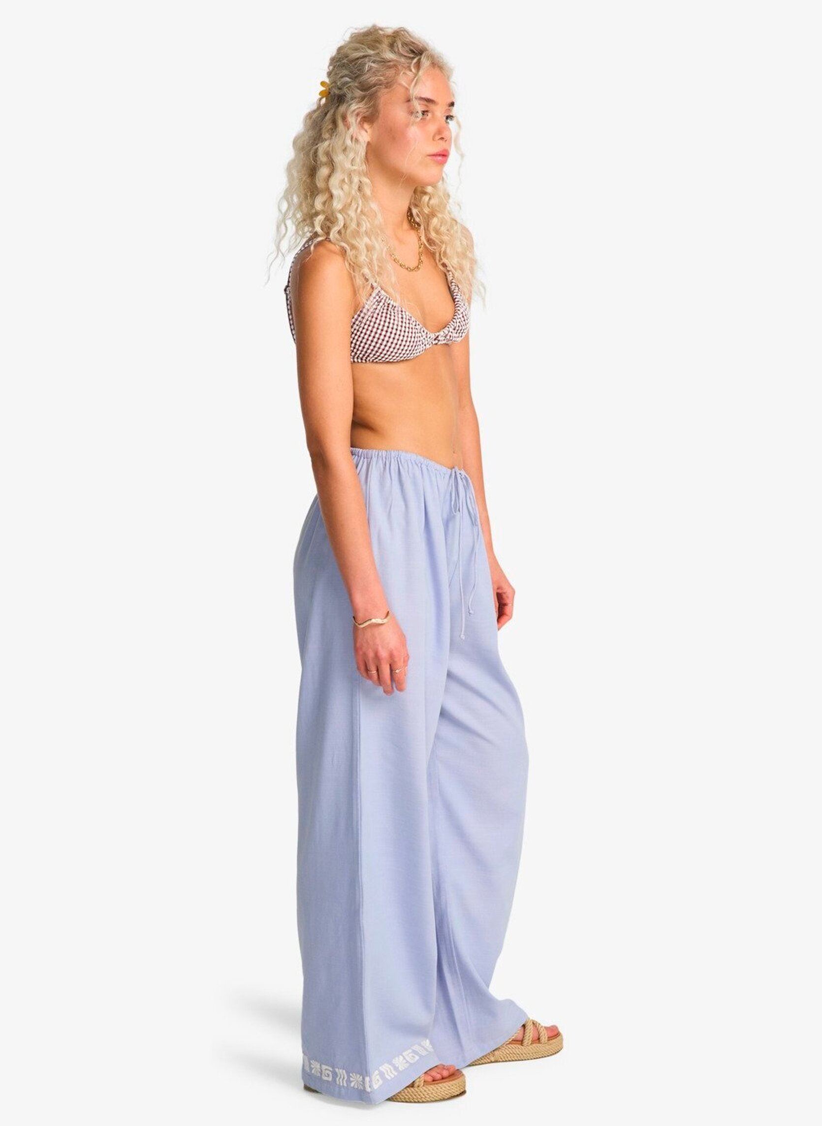 Weite Hosen Sun Symbol Pant damen blau Billabong Weite Hosen Sun Symbol Pant damen blau TWILIGHT BLUE