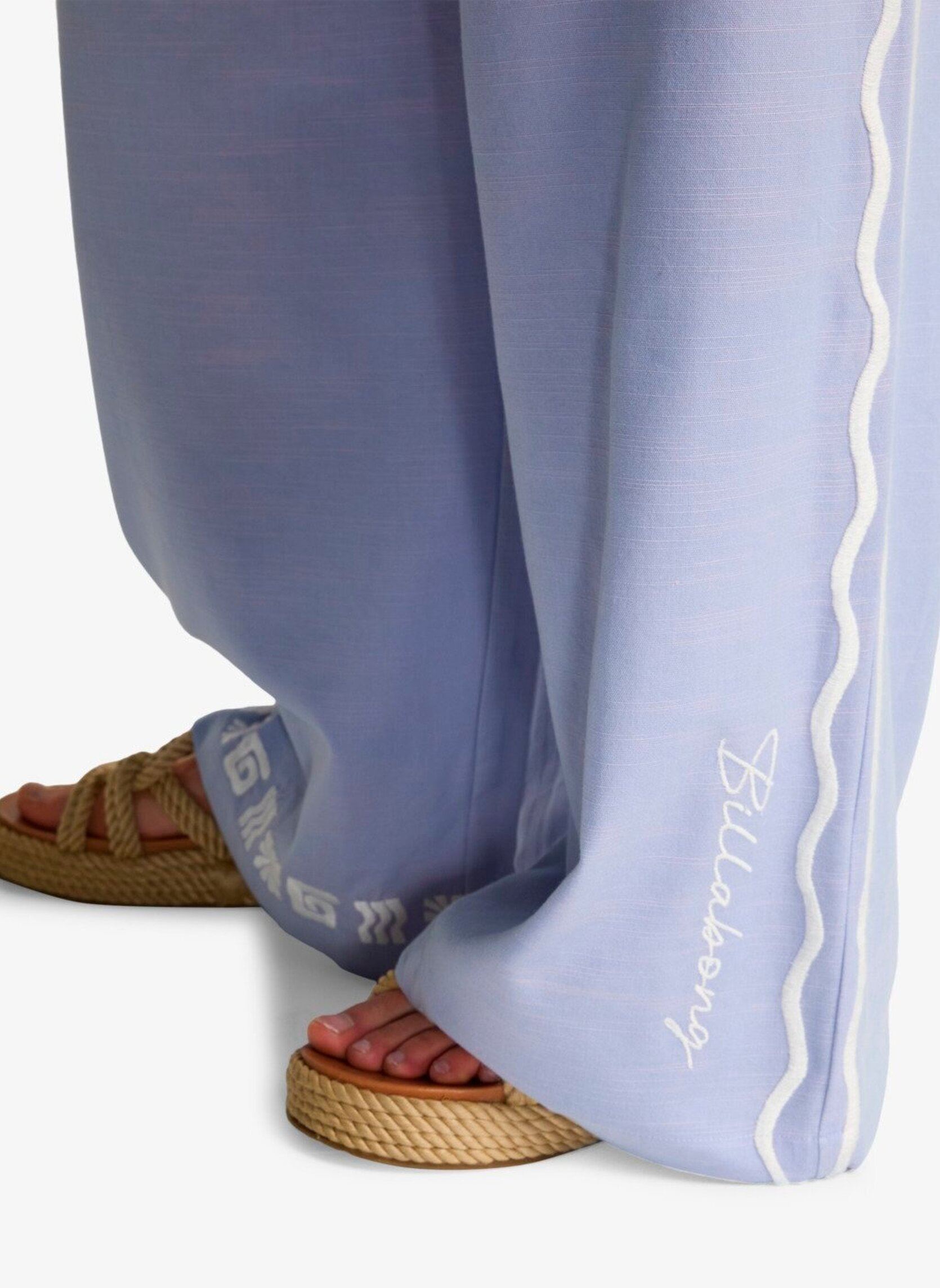 Weite Hosen Sun Symbol Pant damen blau Billabong Weite Hosen Sun Symbol Pant damen blau TWILIGHT BLUE