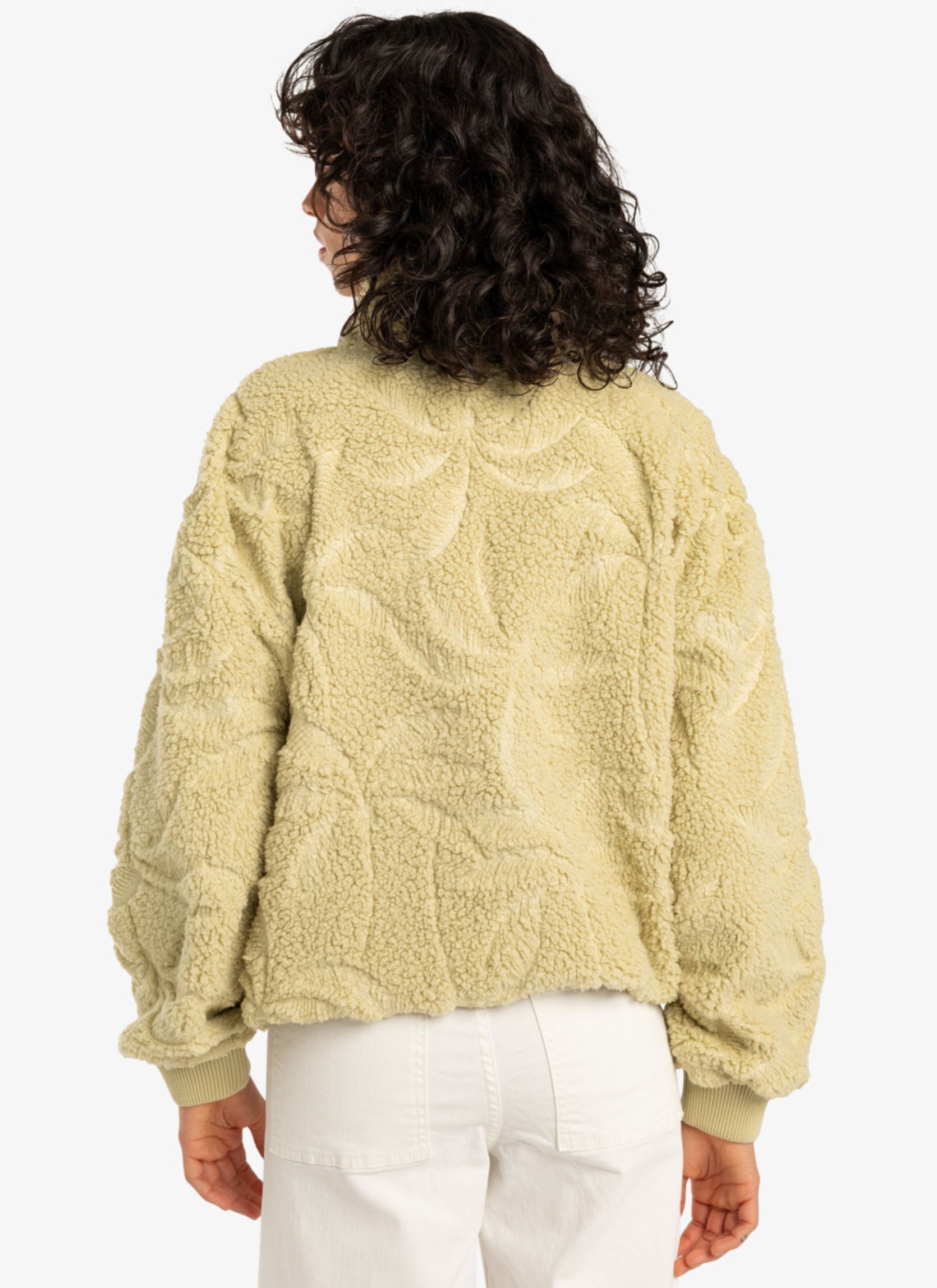 Fleece-Pullover Time Off EBJPF00111 damen grün Billabong Fleece-Pullover Time Off EBJPF00111 damen grün WASABI