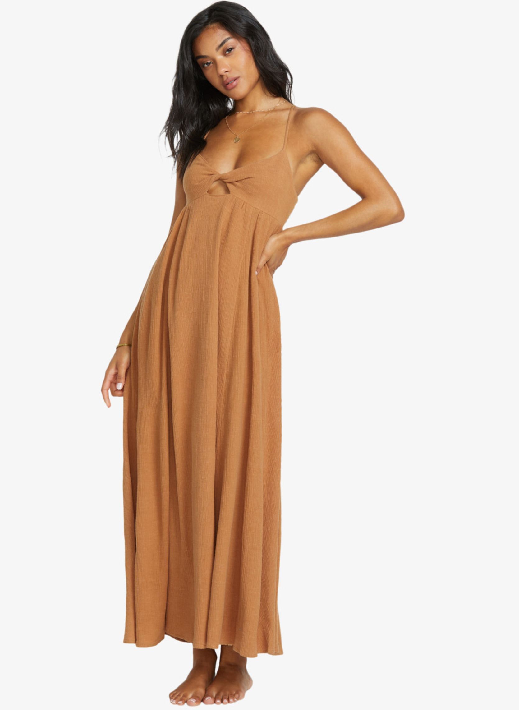 Vestidos largos Modern Love Max mujer marrón Billabong Vestidos largos Modern Love Max mujer marrón DOESKIN