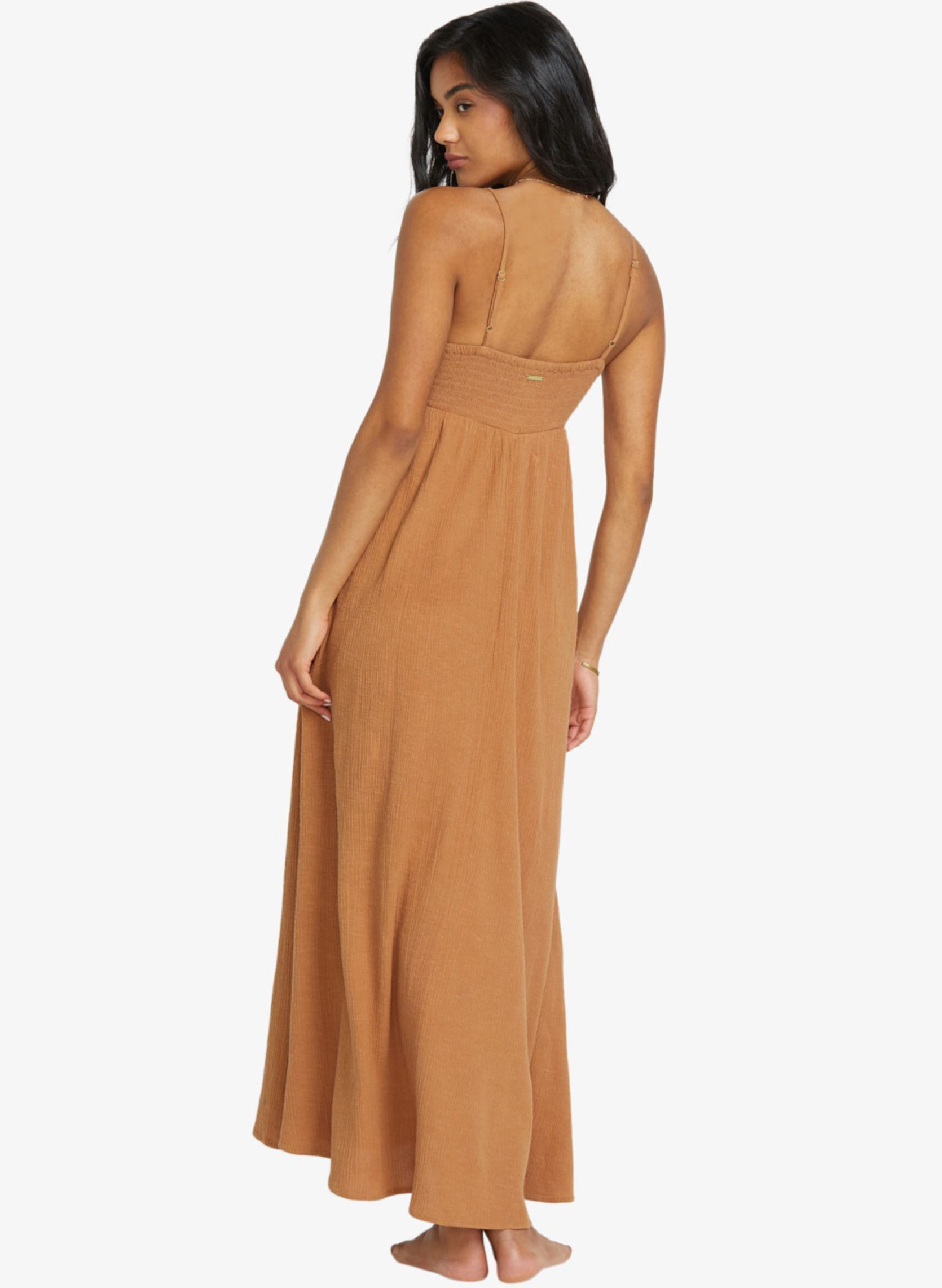 Vestidos largos Modern Love Max mujer marrón Billabong Vestidos largos Modern Love Max mujer marrón DOESKIN