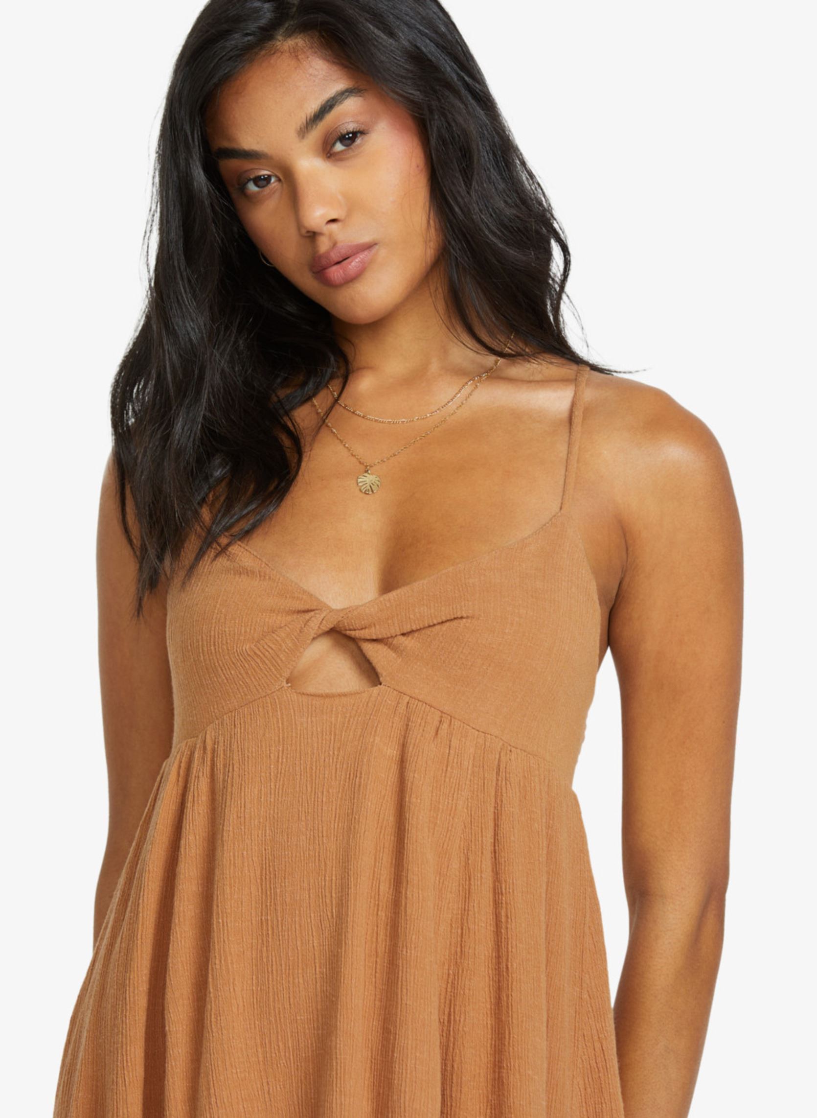 Vestidos largos Modern Love Max mujer marrón Billabong Vestidos largos Modern Love Max mujer marrón DOESKIN