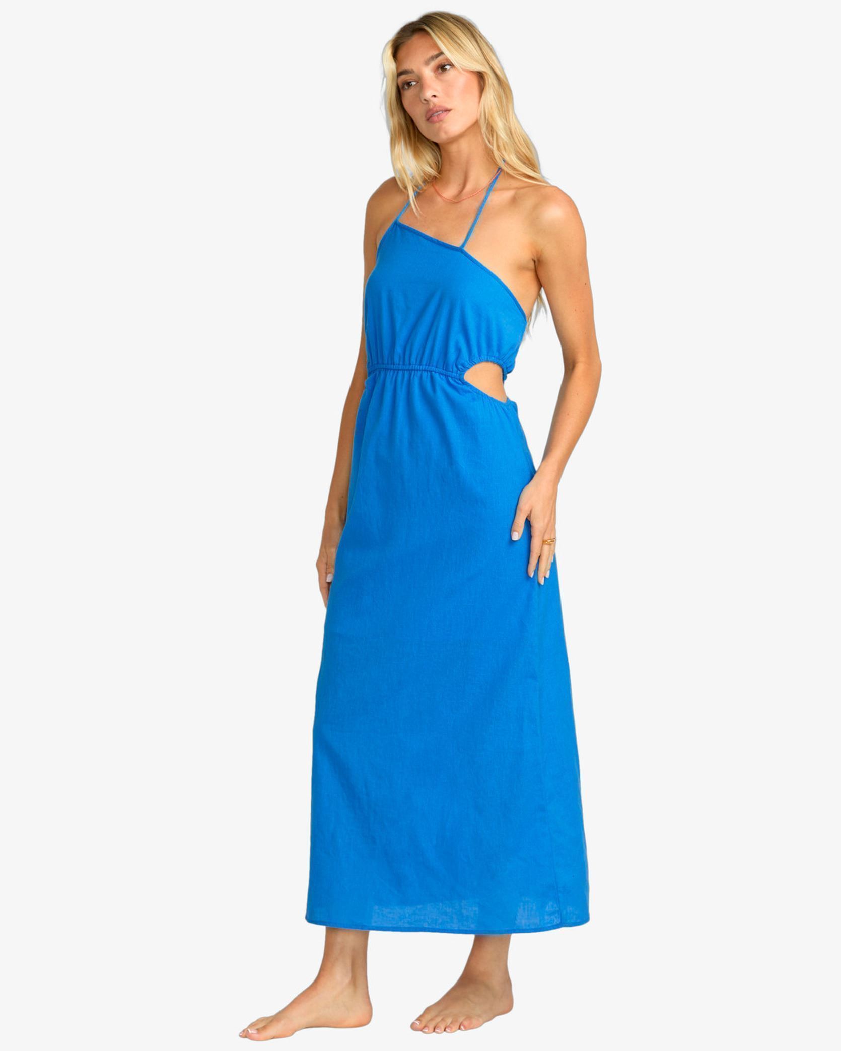 Robes longues True Blue Maxi femme bleu Billabong Robes longues True Blue Maxi femme bleu TRUE BLUE